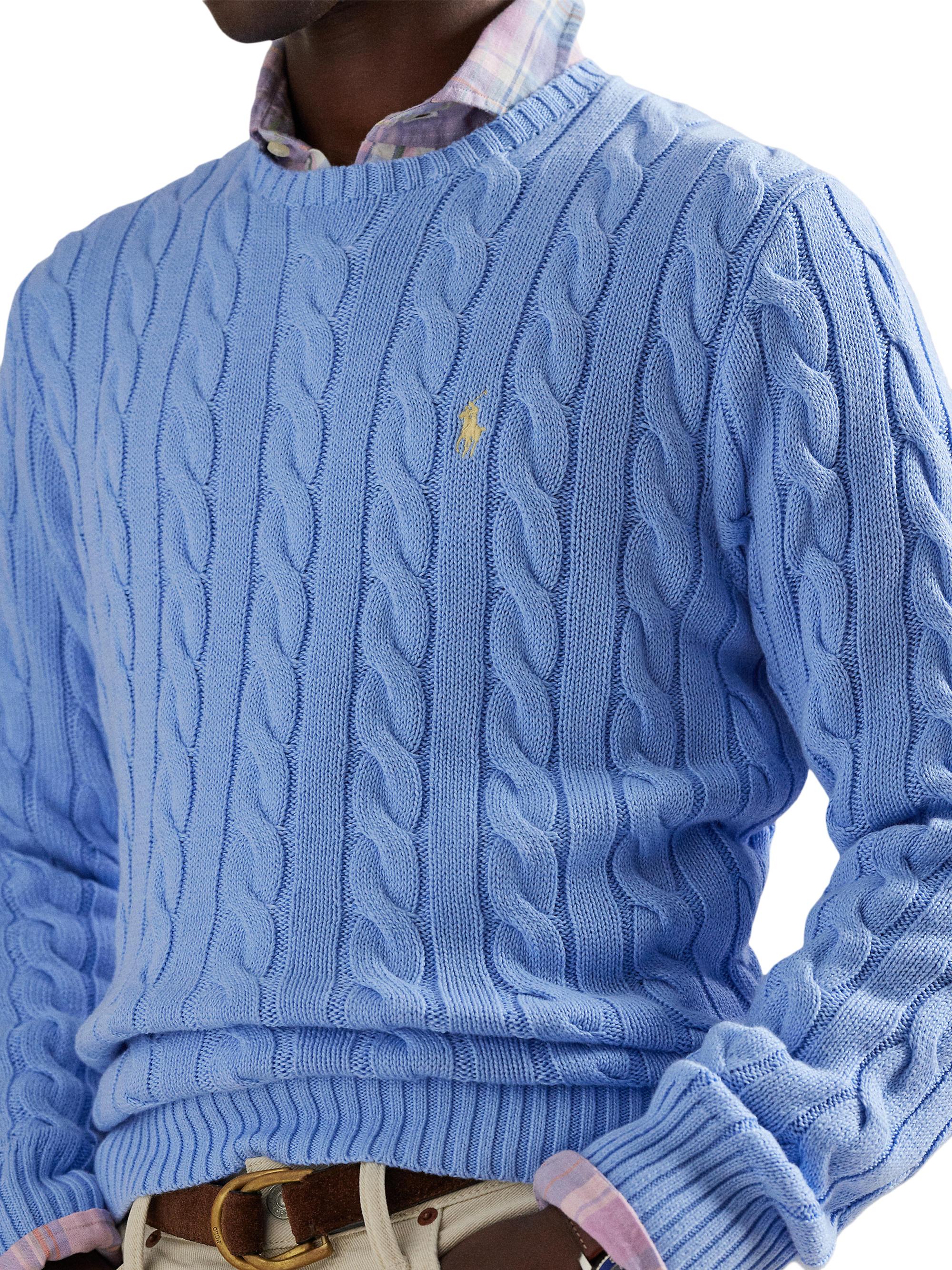 【CEEKAY】Polo Ralph Lauren Cable Knit Polo Ralph Lauren Cable-Knit Roving Cotton Sweater | Saks Fifth Avenue