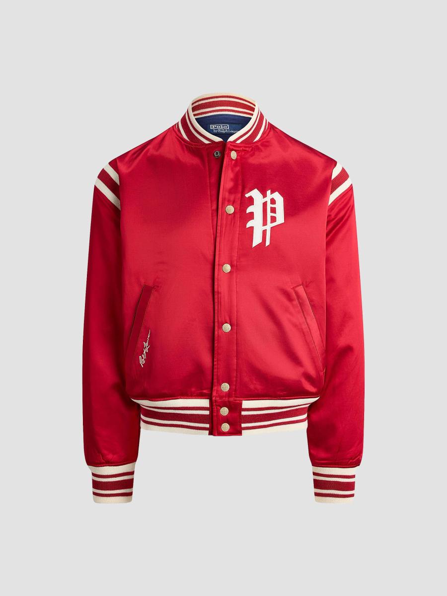 Polo Ralph Lauren Phillies™ Satin Woven Bomber Jacket | Saks Fifth