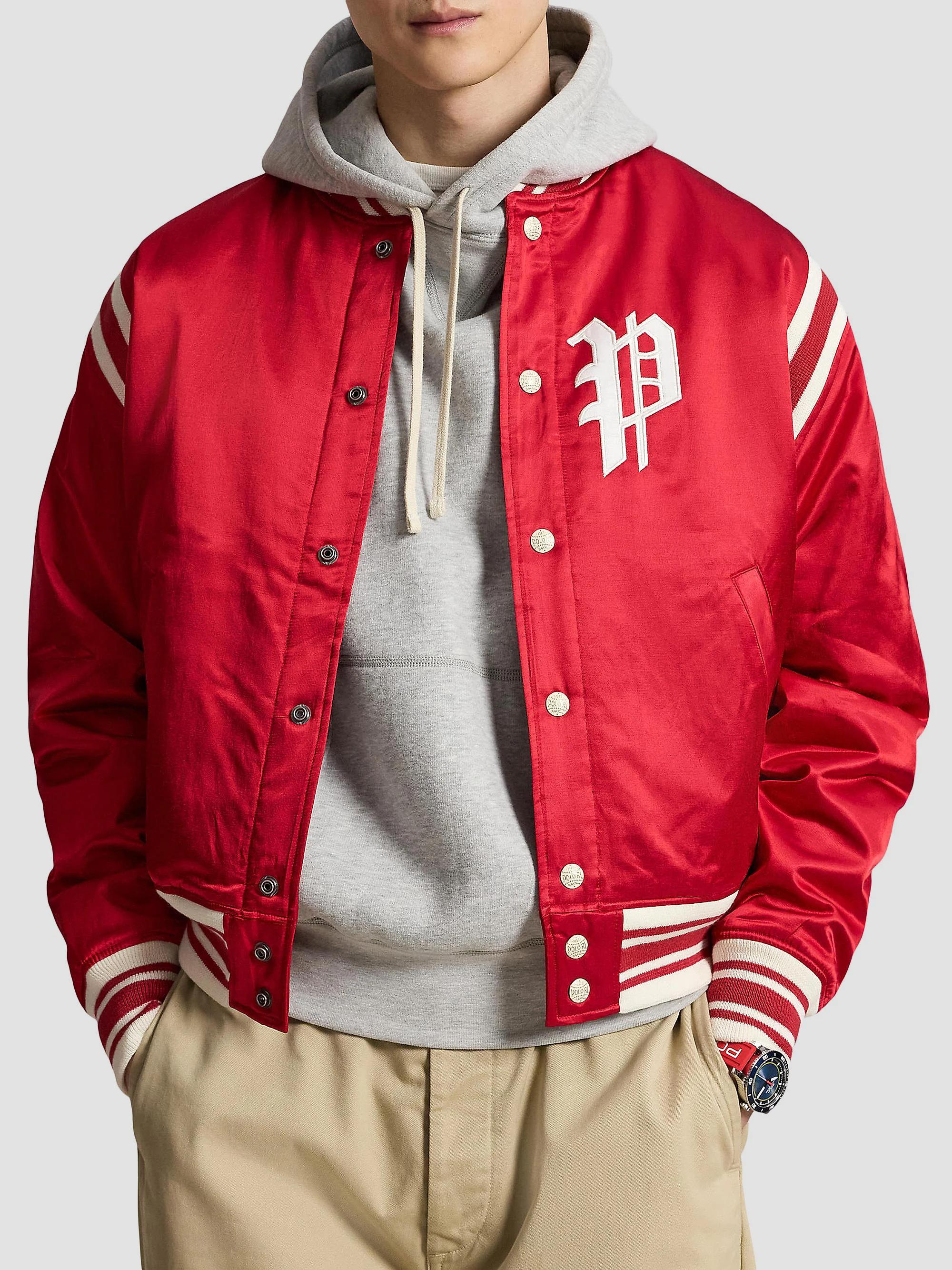 Polo Ralph Lauren Phillies™ Satin Woven Bomber Jacket | Saks Fifth