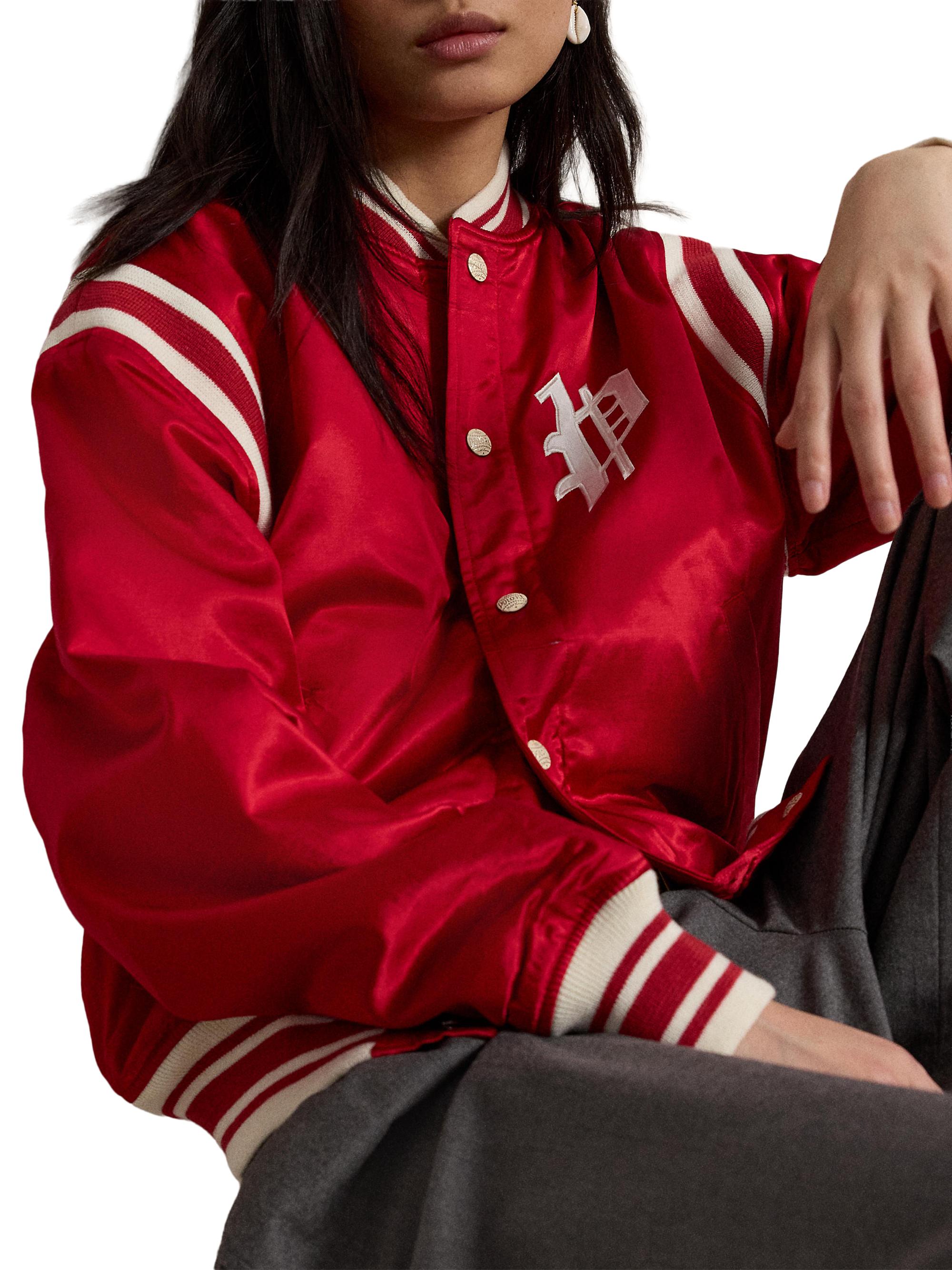 Polo Ralph Lauren Phillies™ Satin Woven Bomber Jacket | Saks Fifth