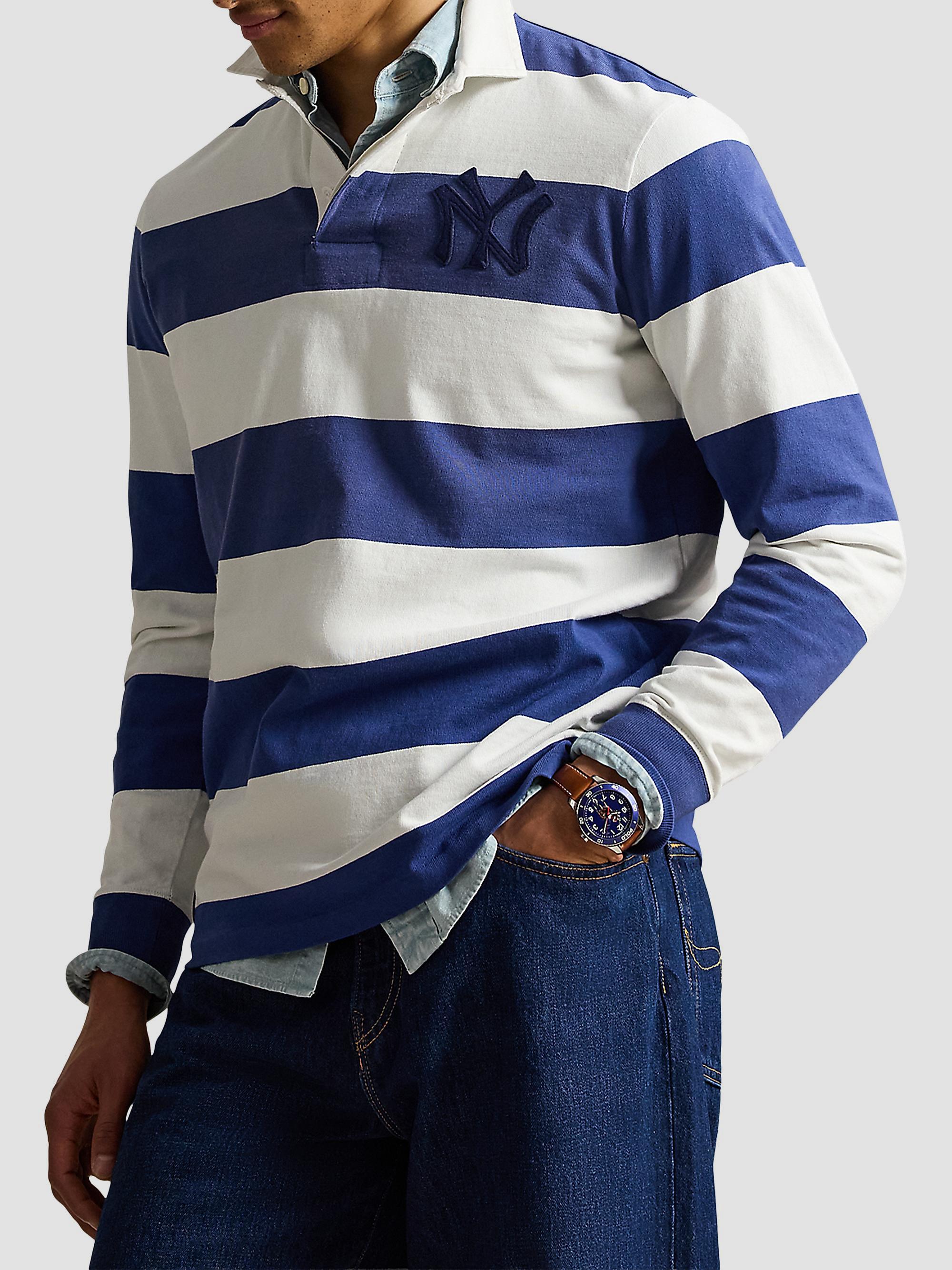 Polo Ralph Lauren Yankees™ Striped Polo Shirt | Saks Fifth Avenue