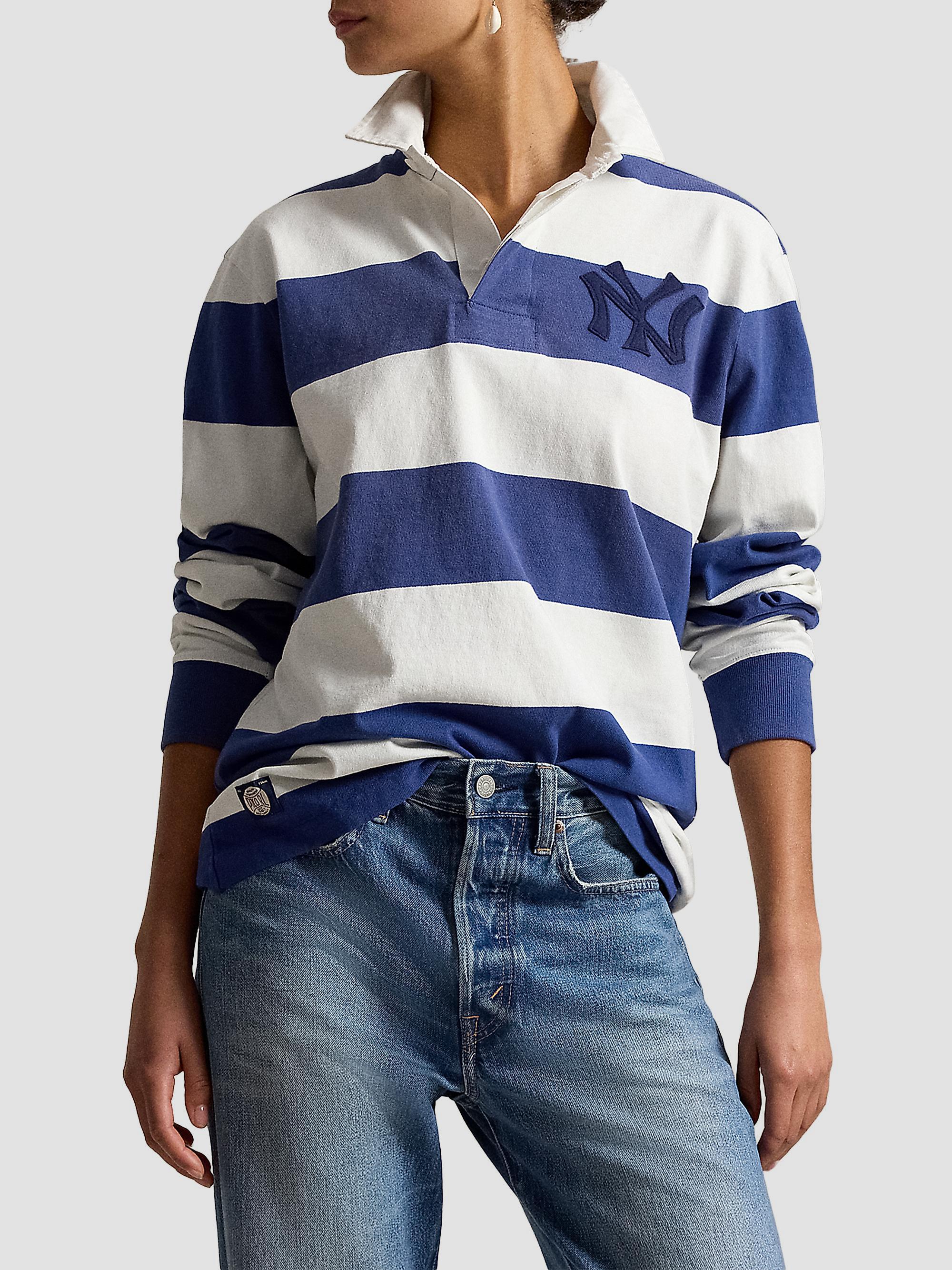 Polo Ralph Lauren Yankees™ Striped Polo Shirt | Saks Fifth Avenue