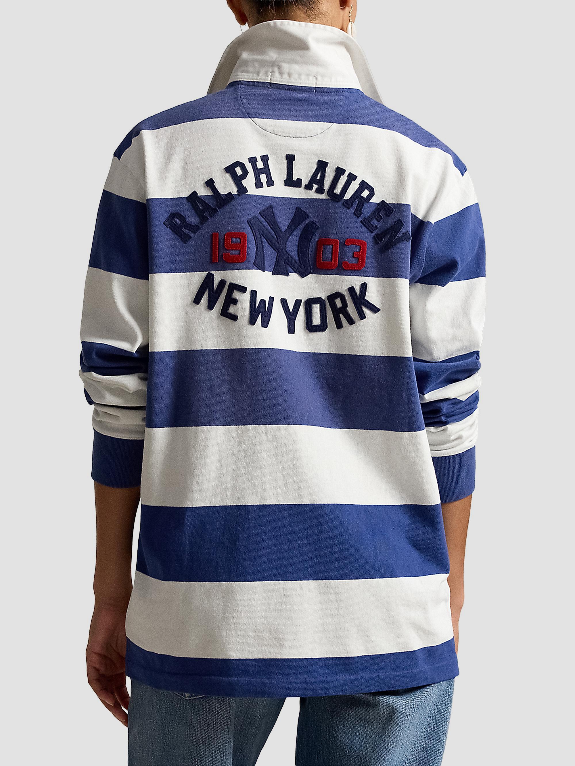 Polo Ralph Lauren Yankees™ Striped Polo Shirt | Saks Fifth Avenue