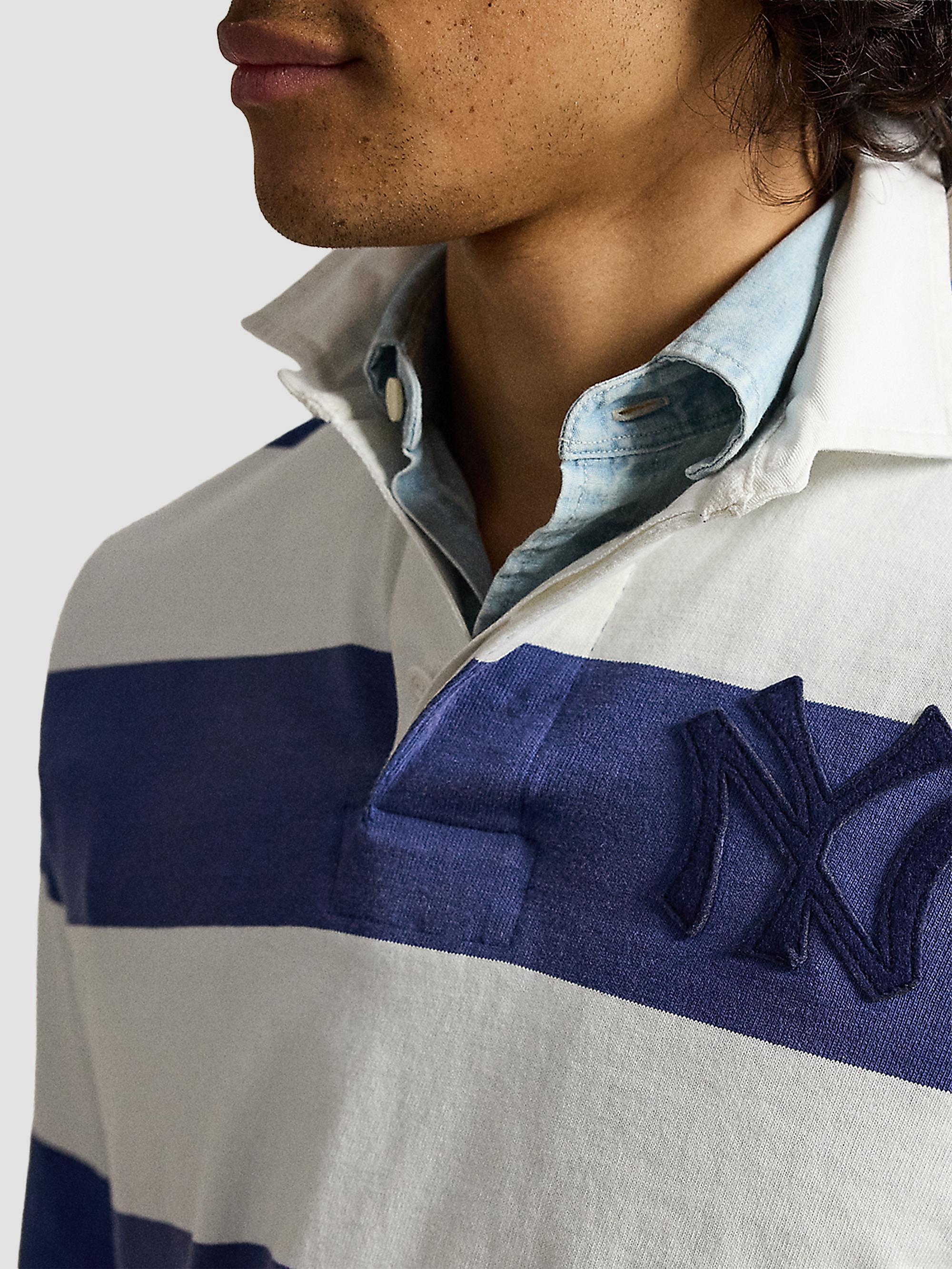 Polo Ralph Lauren Yankees™ Striped Polo Shirt | Saks Fifth Avenue
