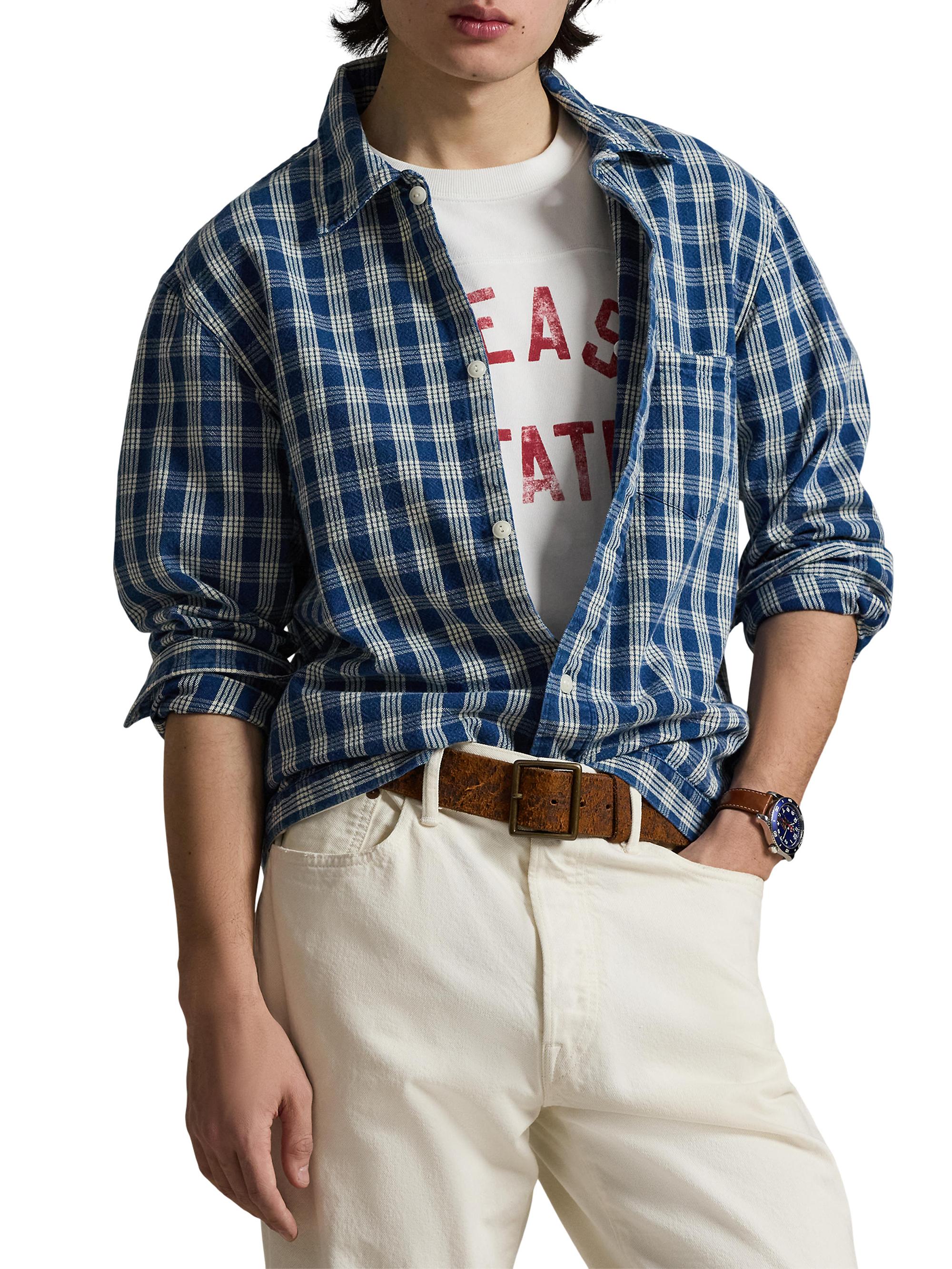 Polo Ralph Lauren Plaid Cotton Overshirt | Saks Fifth Avenue