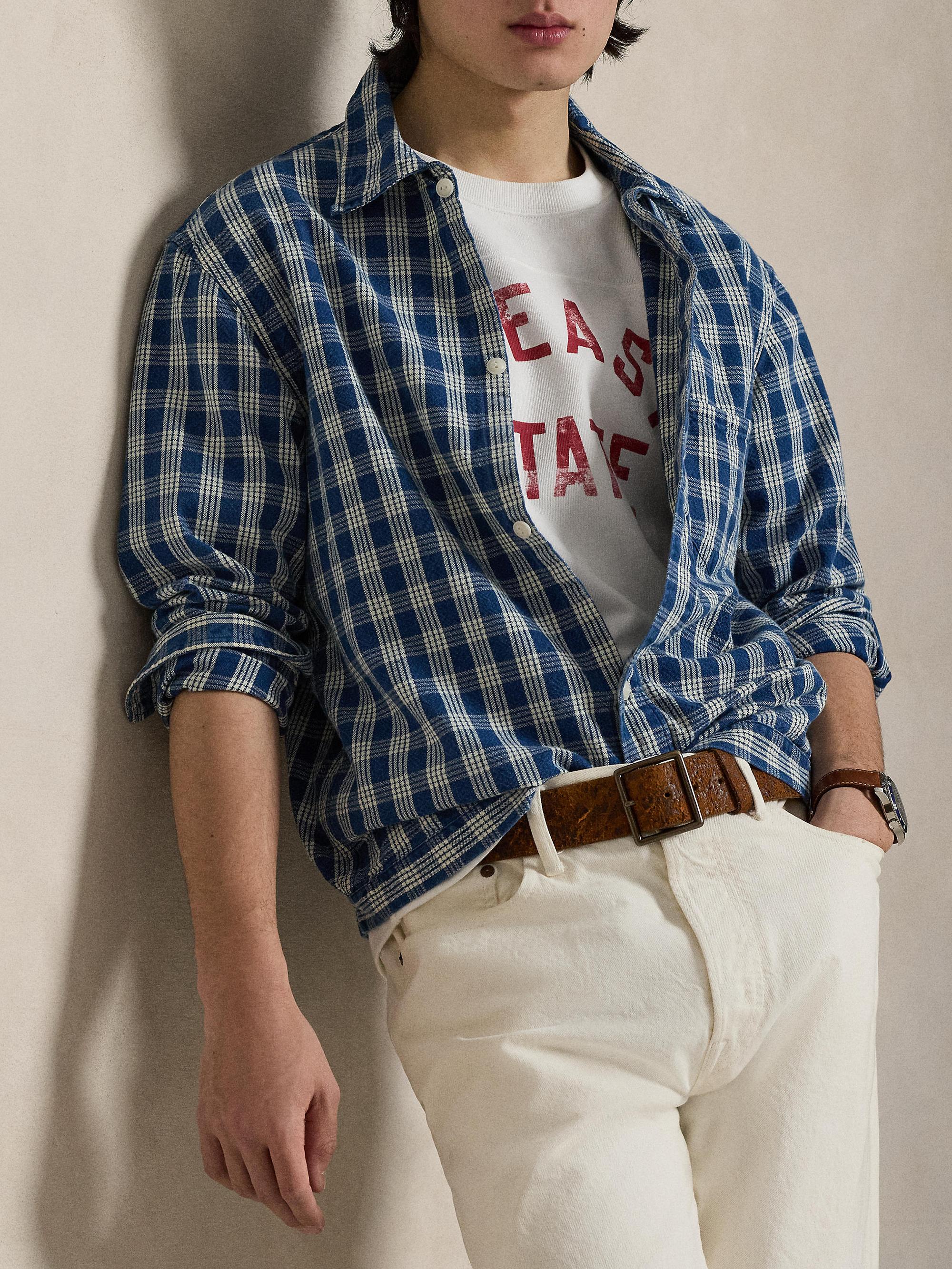 Polo Ralph Lauren Plaid Cotton Overshirt | Saks Fifth Avenue