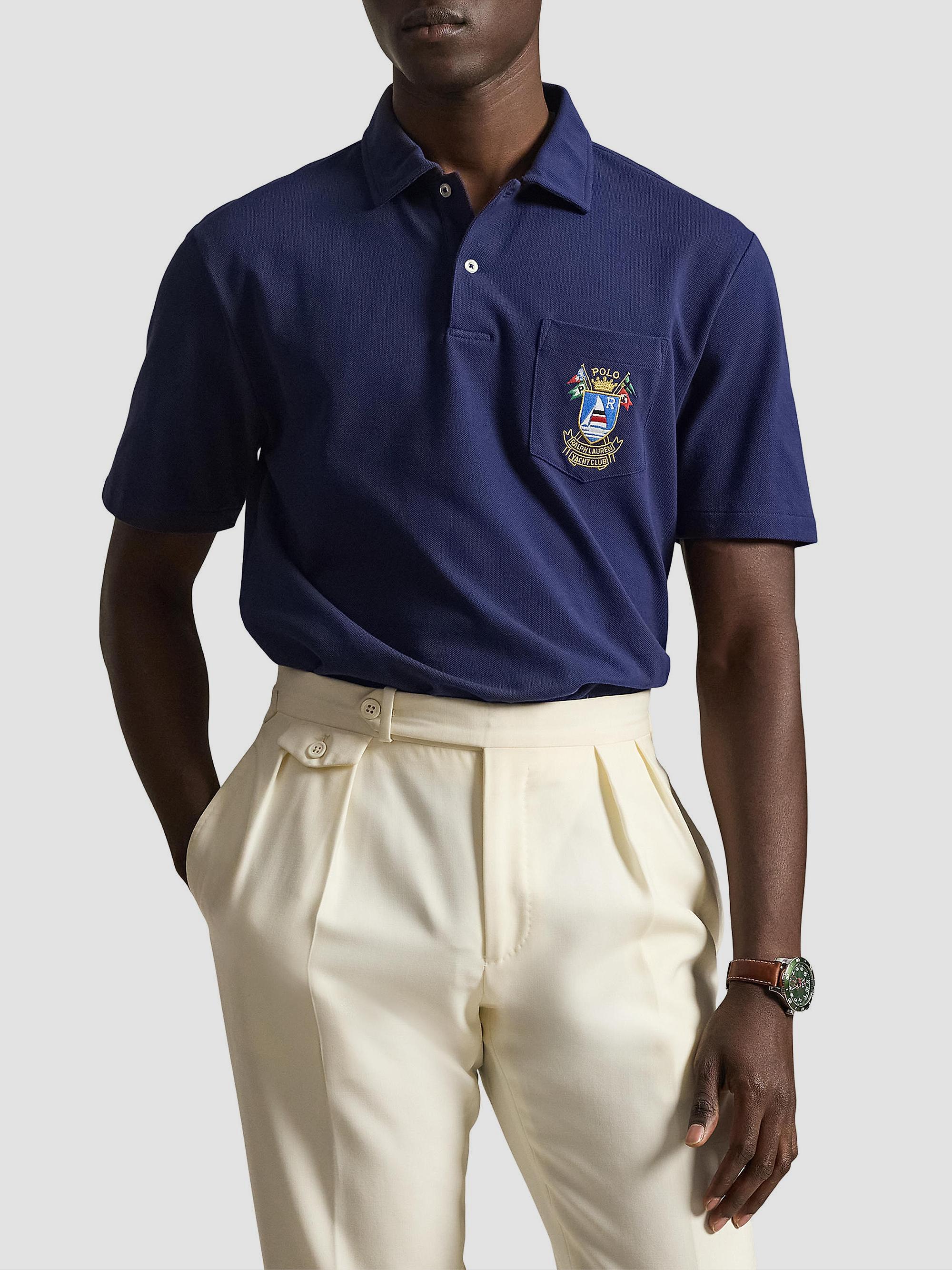 Polo Ralph Lauren Cotton Mesh Short-Sleeve Polo Shirt | Saks Fifth
