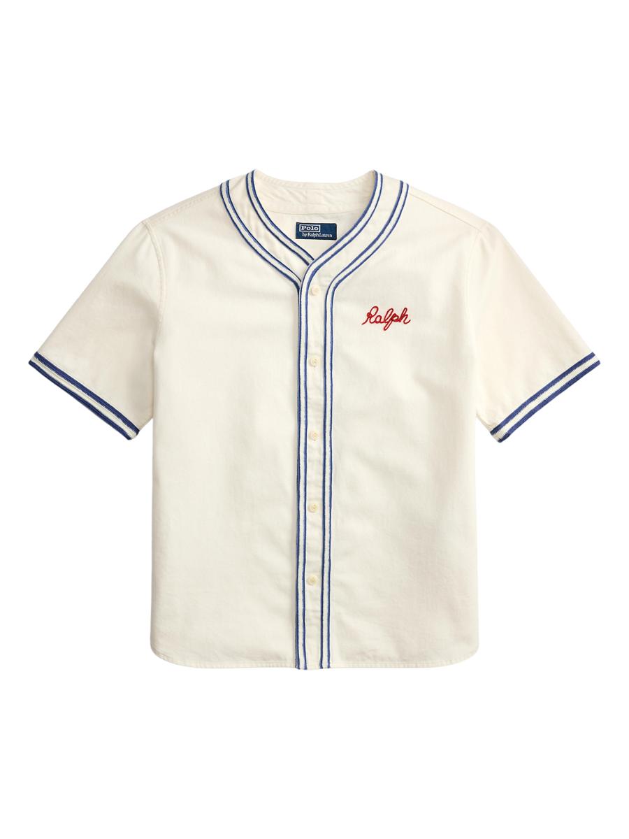 ラルフローレン　ベースボール　シャツ Polo Ralph Lauren Classic Fit Baseball Shirt | Saks Fifth Avenue