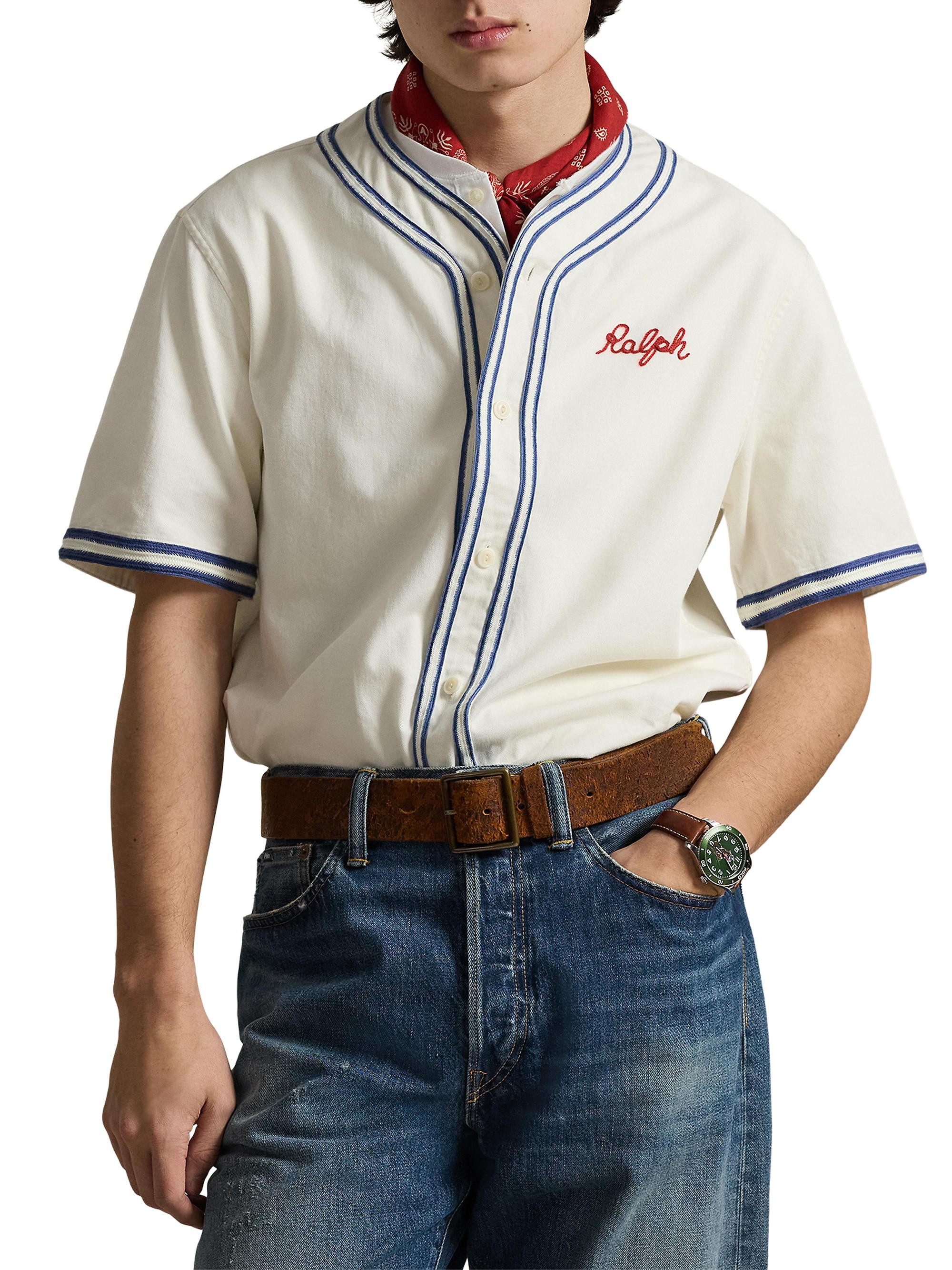 Polo Ralph Lauren Classic Fit Baseball Shirt | Saks Fifth Avenue