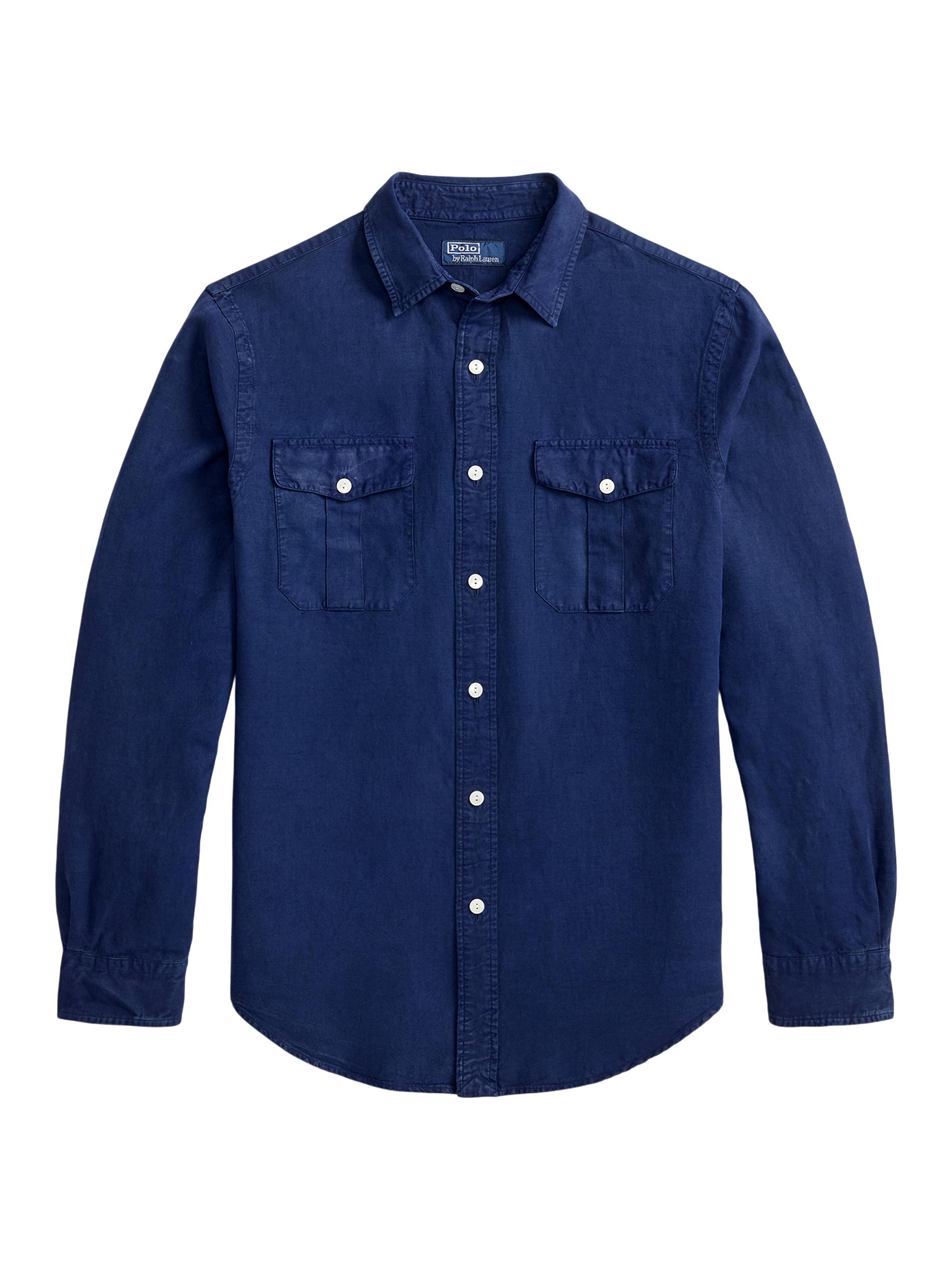 Polo Ralph Lauren Classic-Fit Denim Shirt | Saks Fifth Avenue