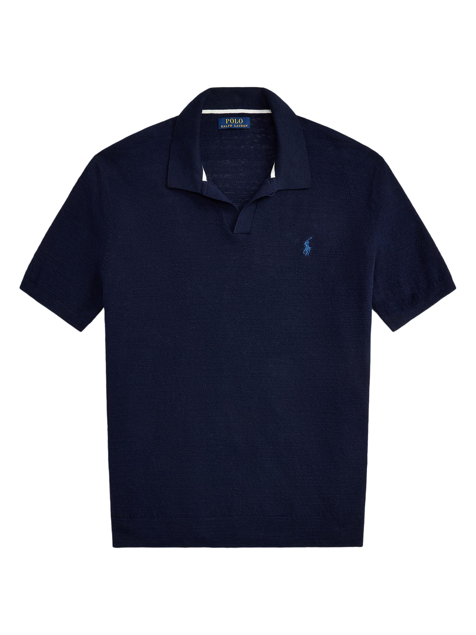 Polo Ralph Lauren Basic Mesh-Knit Polo Top | Saks Fifth Avenue