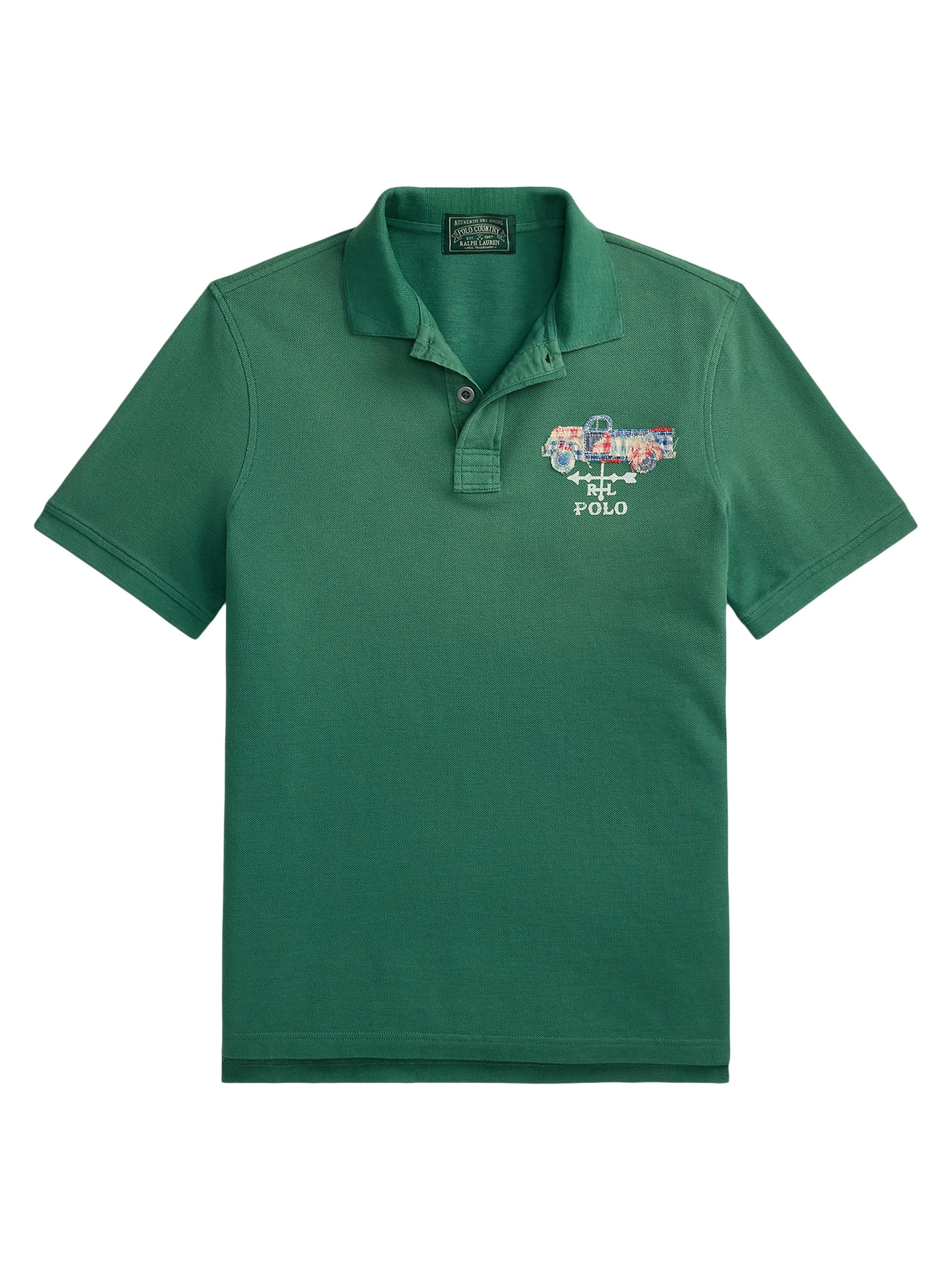 POLO ラルフローレン Polo Ralph Lauren Basic Mesh Triple-Pony Polo | Saks Fifth Avenue