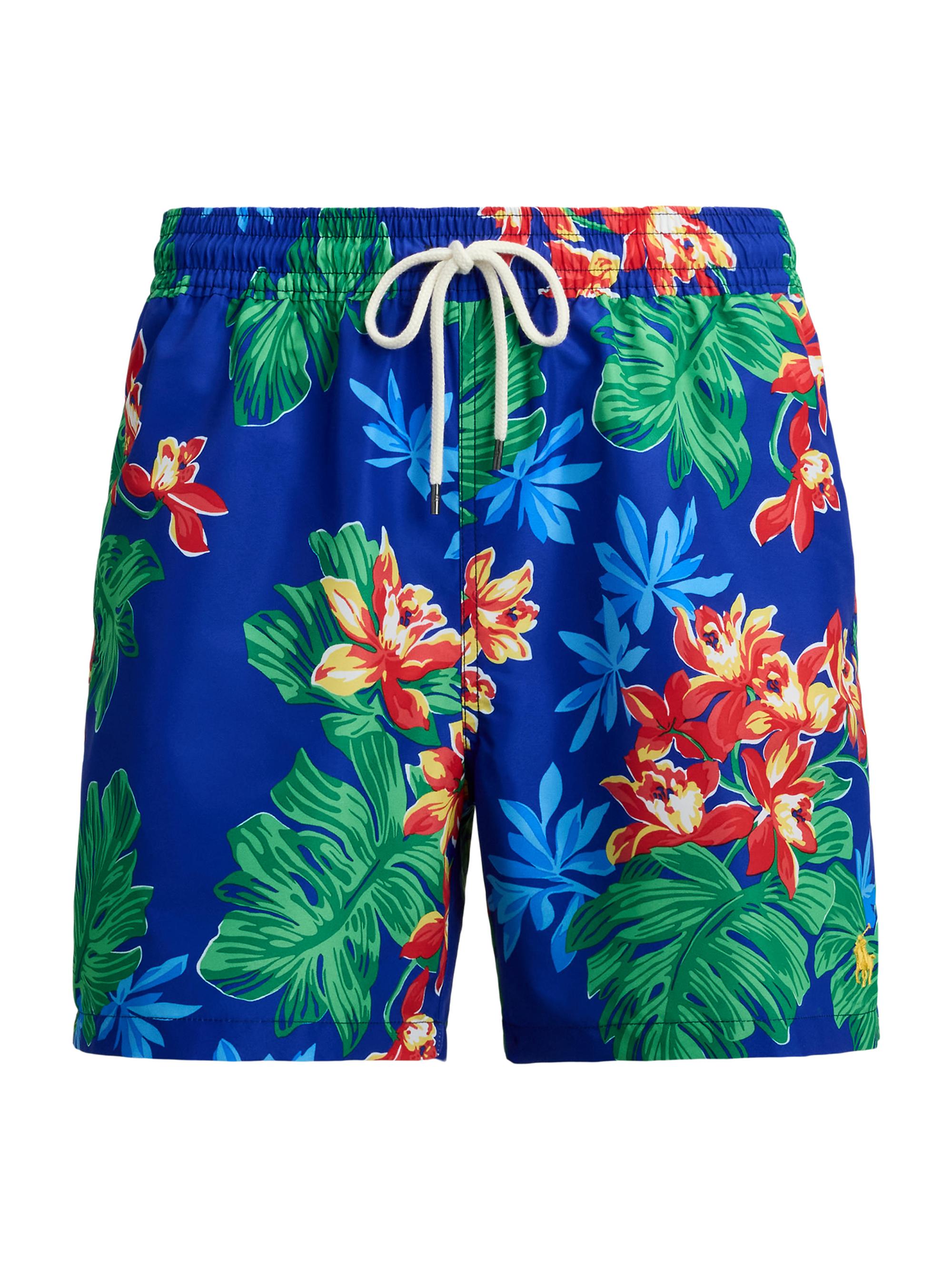 Polo Ralph Lauren Floral Drawstring Swim Trunks | Saks Fifth Avenue