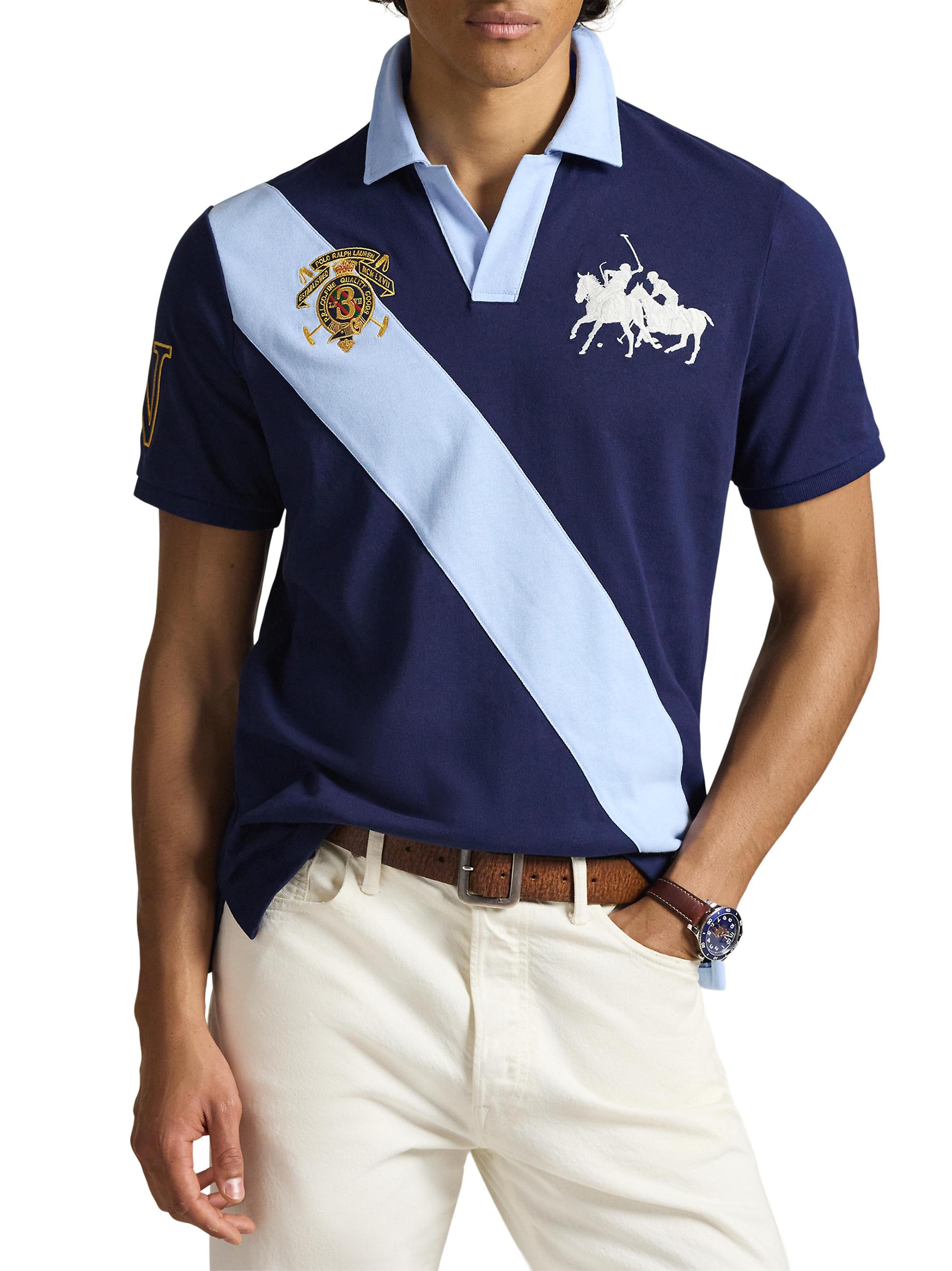 Polo Ralph Lauren Johnny Collar Cotton Jersey Polo Shirt | Saks