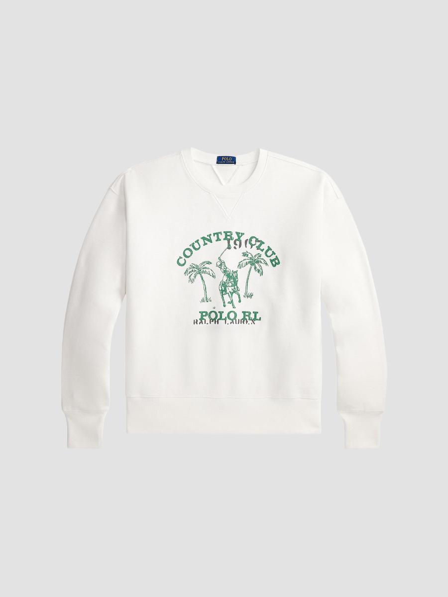 Polo Ralph Lauren Vintage Fleece Cotton-Blend Sweatshirt | Saks