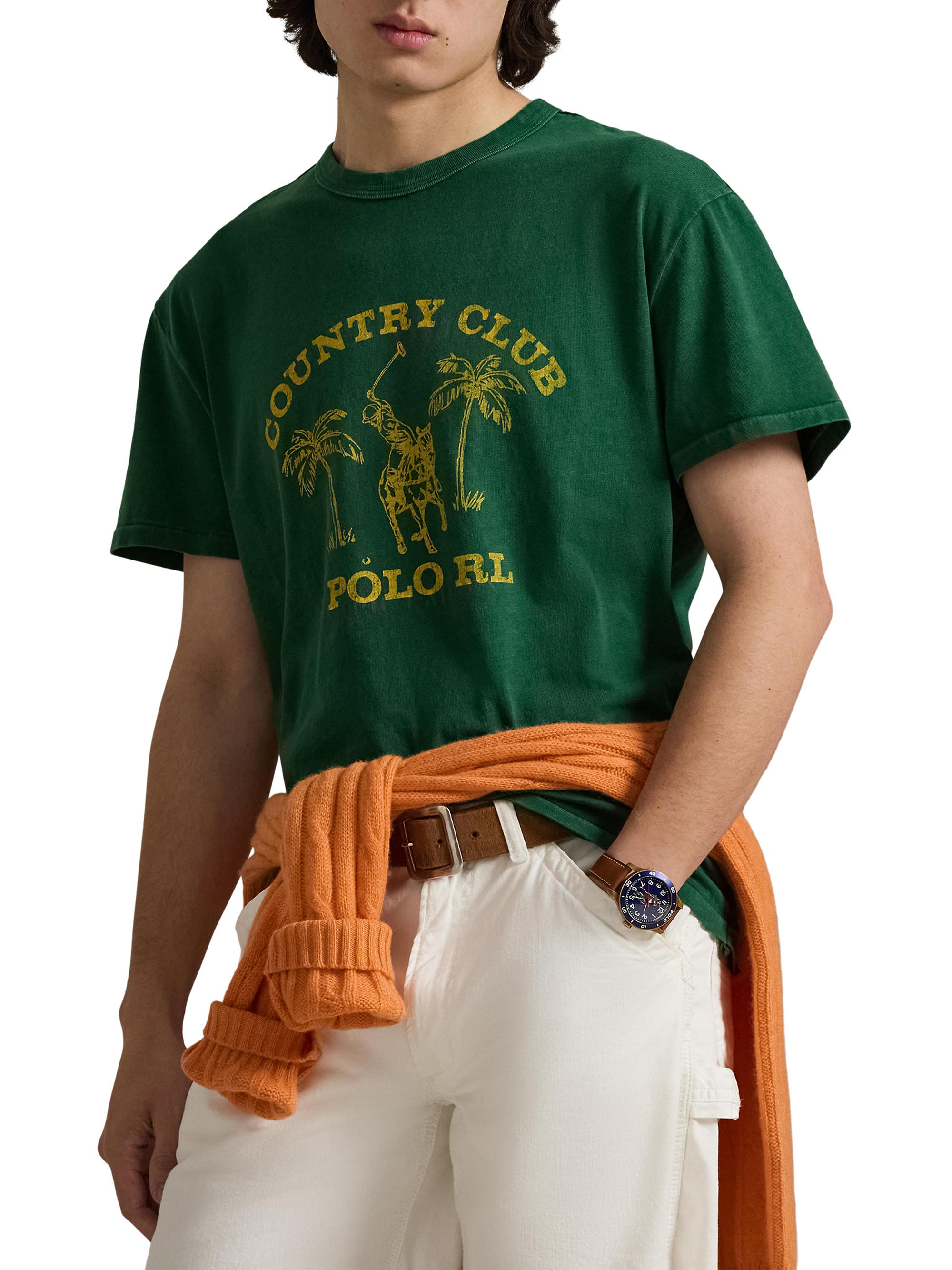 Polo Ralph Lauren Graphic Cotton T-Shirt | Saks Fifth Avenue