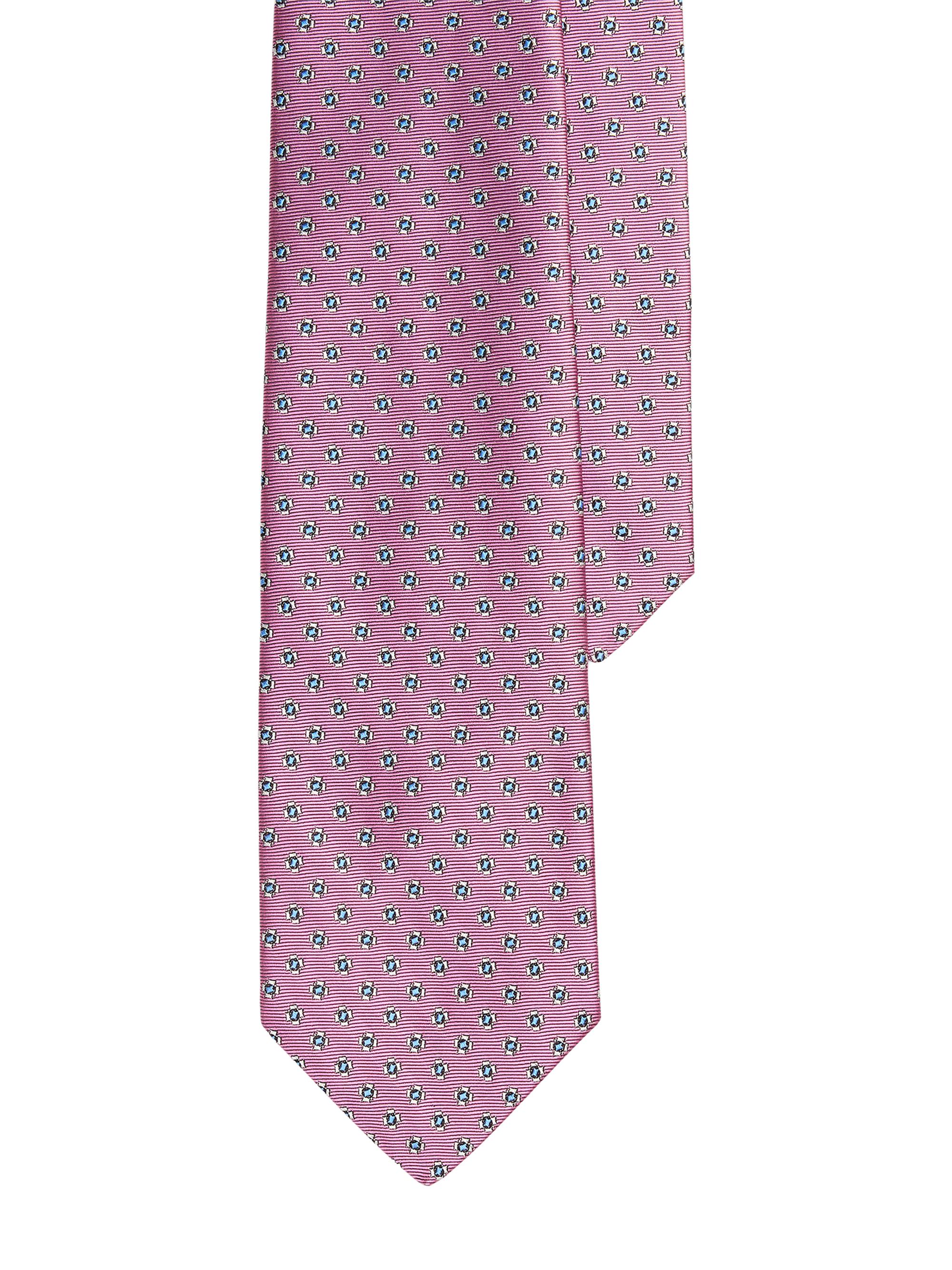 Polo Ralph Lauren Men's Neat Woven Silk Tie - Pink