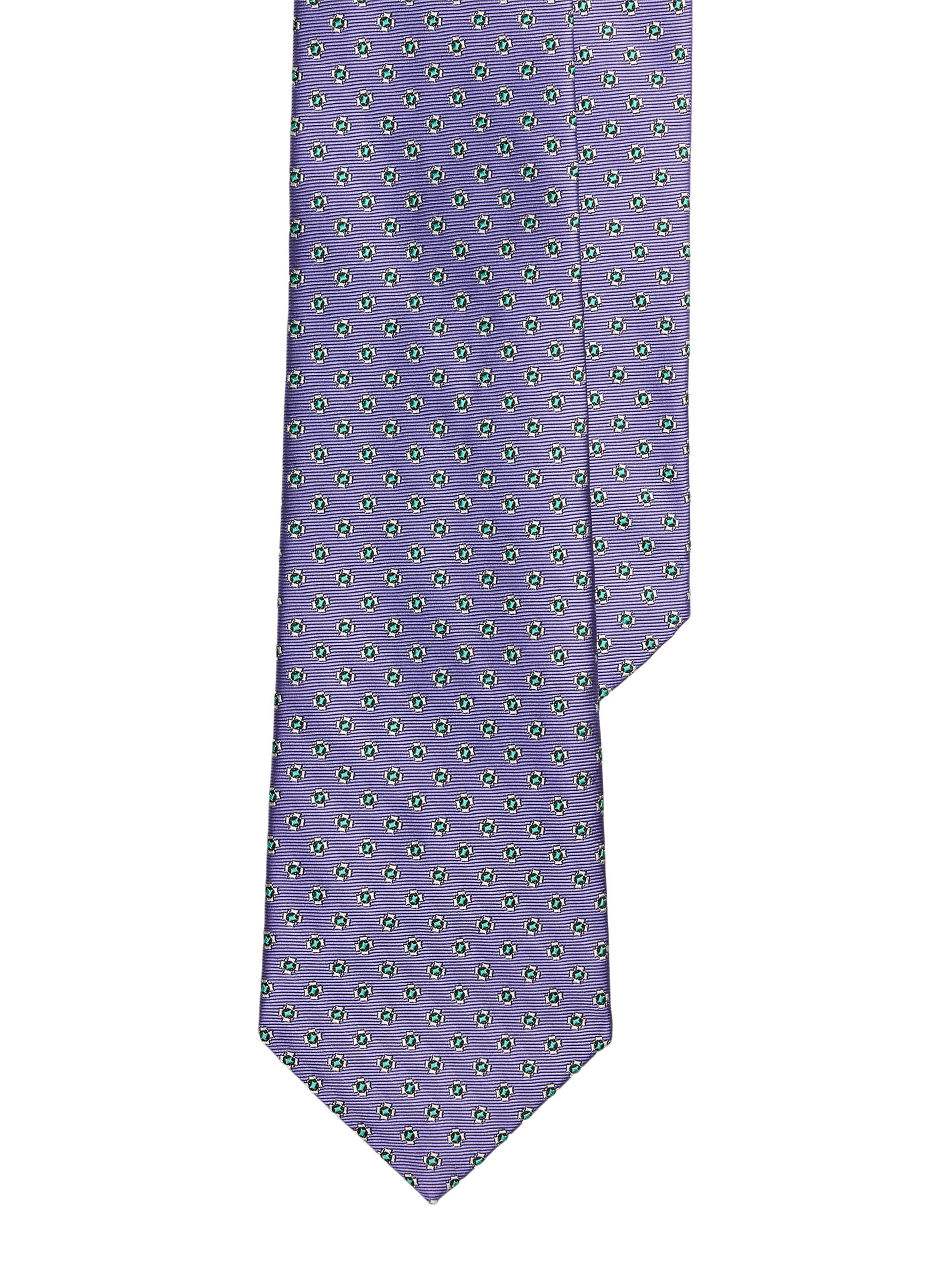Polo Ralph Lauren Men's Neat Woven Silk Tie - Purple