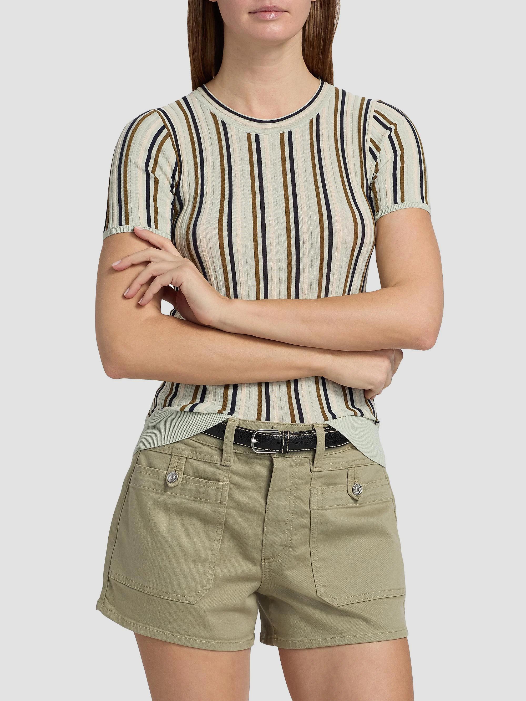 rag & bone Victoria Striped Rib-Knit Top | Saks Fifth Avenue