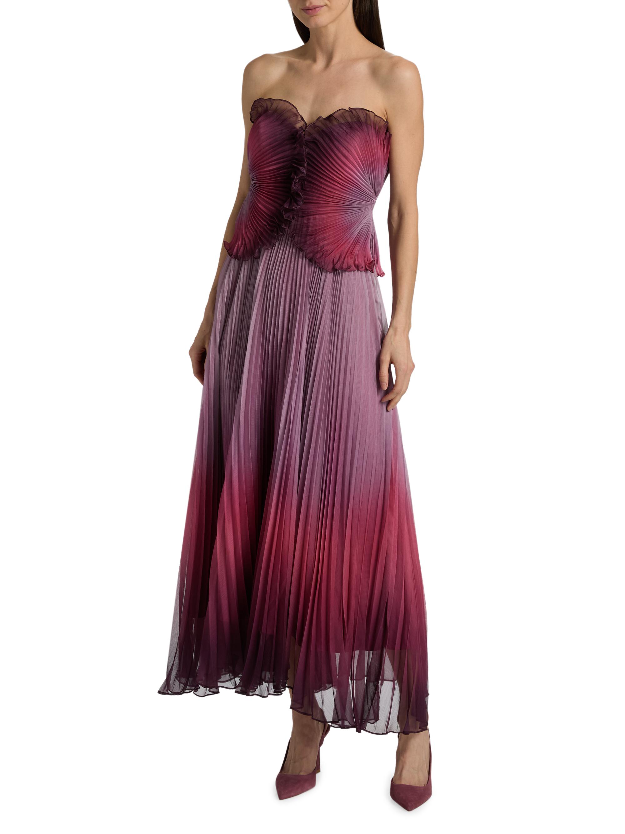 strapless open back dress Hilary Jersey Wrap Maxi Dress  Gina Bacconi