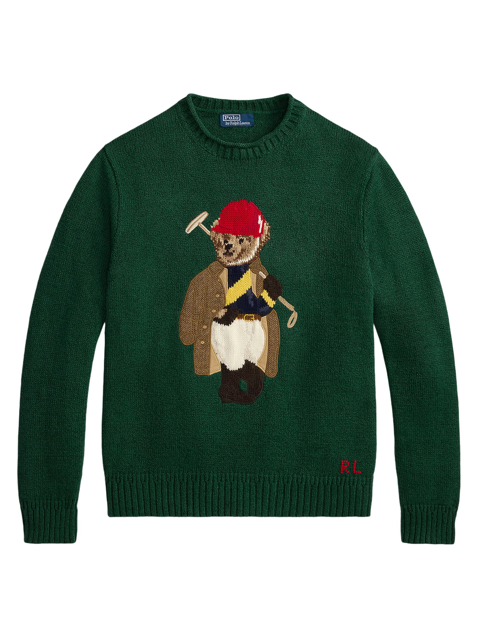 Polo Ralph Lauren Polo Bear Wool-Cashmere Crewneck Sweater | Saks