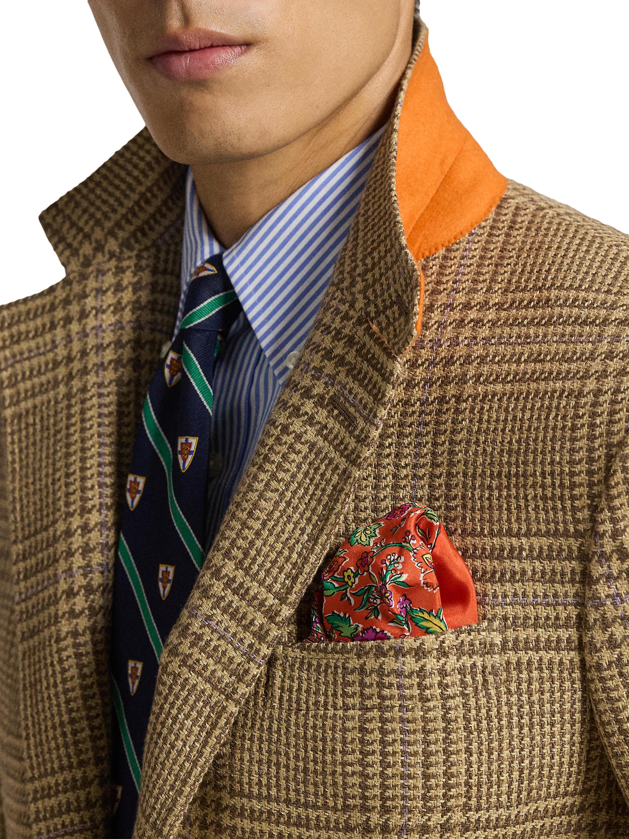 Polo Ralph Lauren Glen Check Linen-Blend Blazer | Saks Fifth Avenue