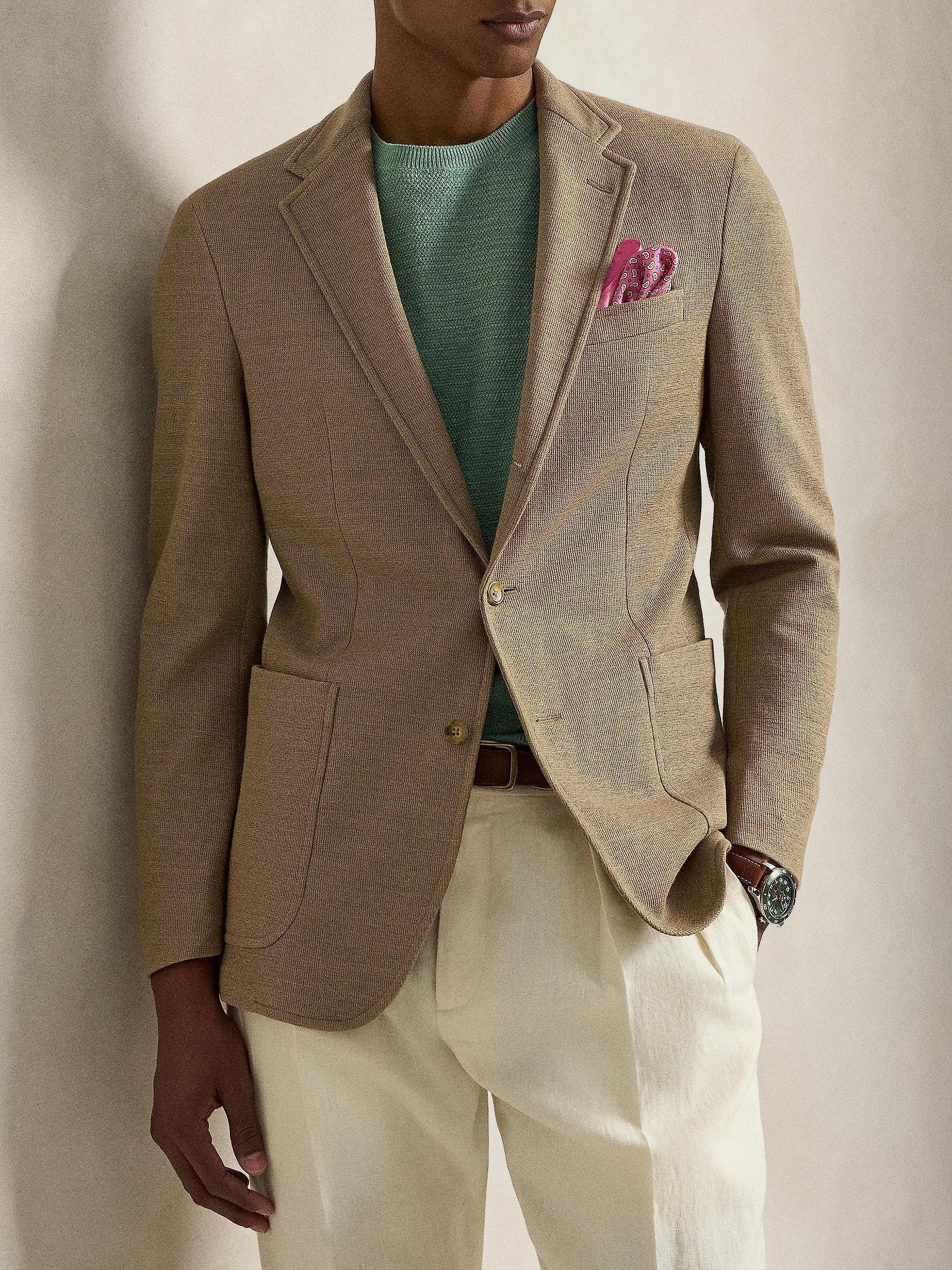 Polo Ralph Lauren Textured Linen-Blend Blazer | Saks Fifth Avenue