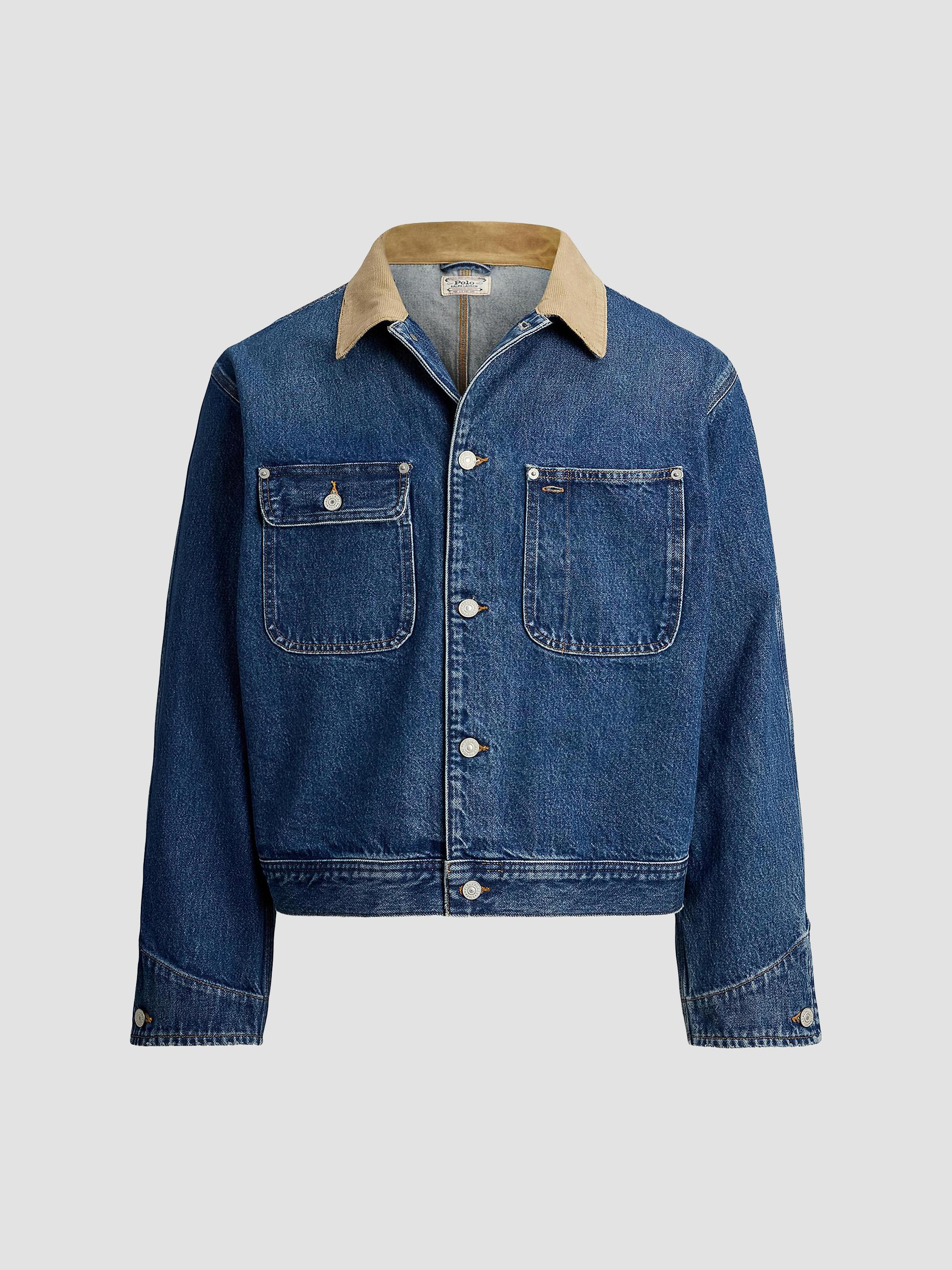 Polo Ralph Lauren 3X1 Denim Bomber Jacket | Saks Fifth Avenue