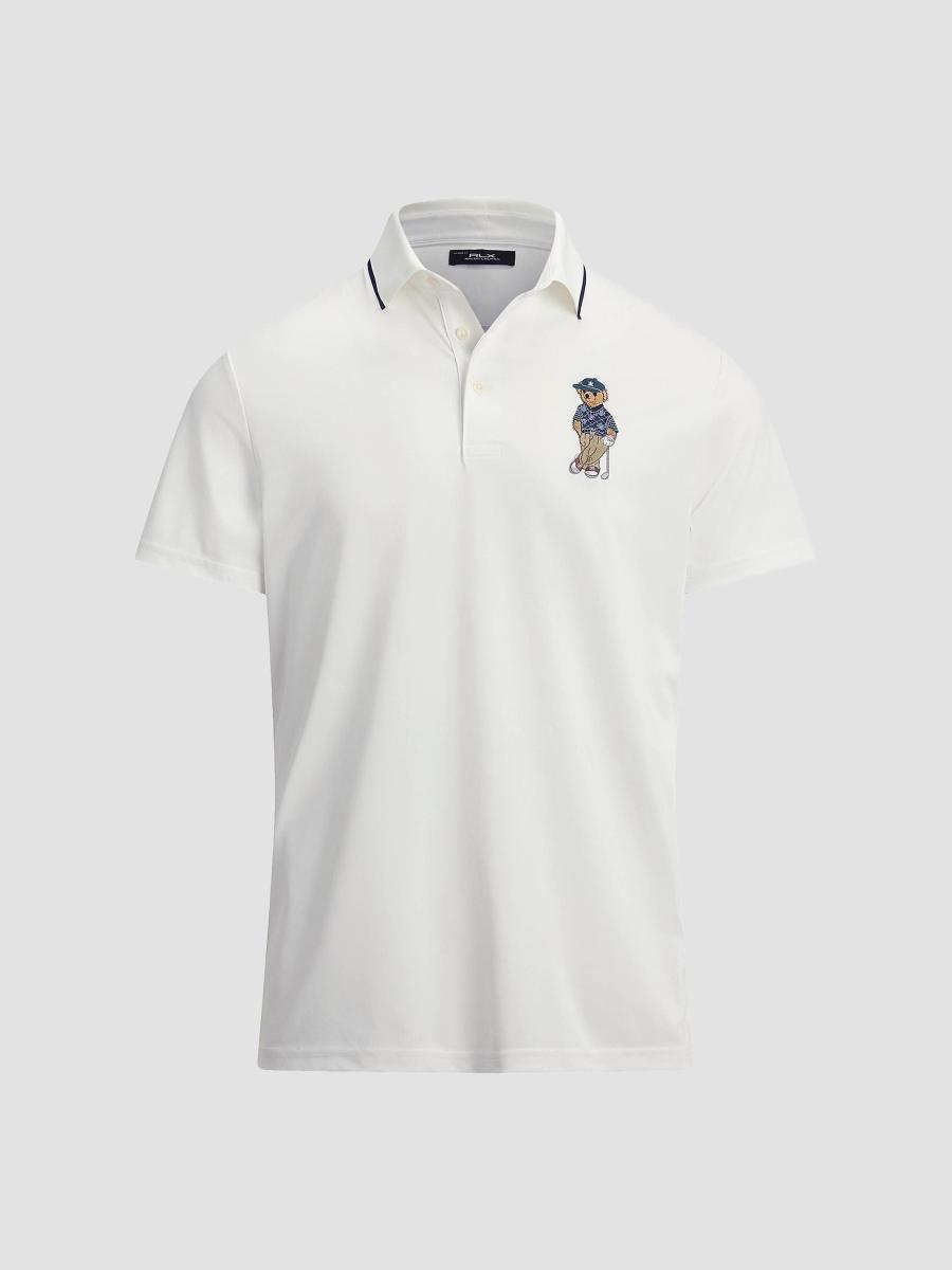 RLX Ralph Lauren Polo Bear Airtech Pique Knit Polo Shirt | Saks