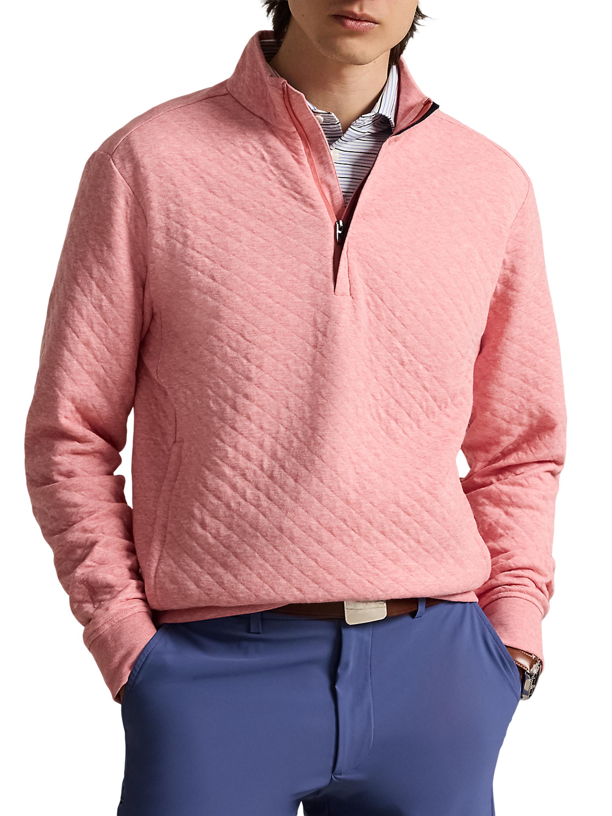 RLX Ralph Lauren Quilted Double-Knit Quarter-Zip Sweatshirt | Saks