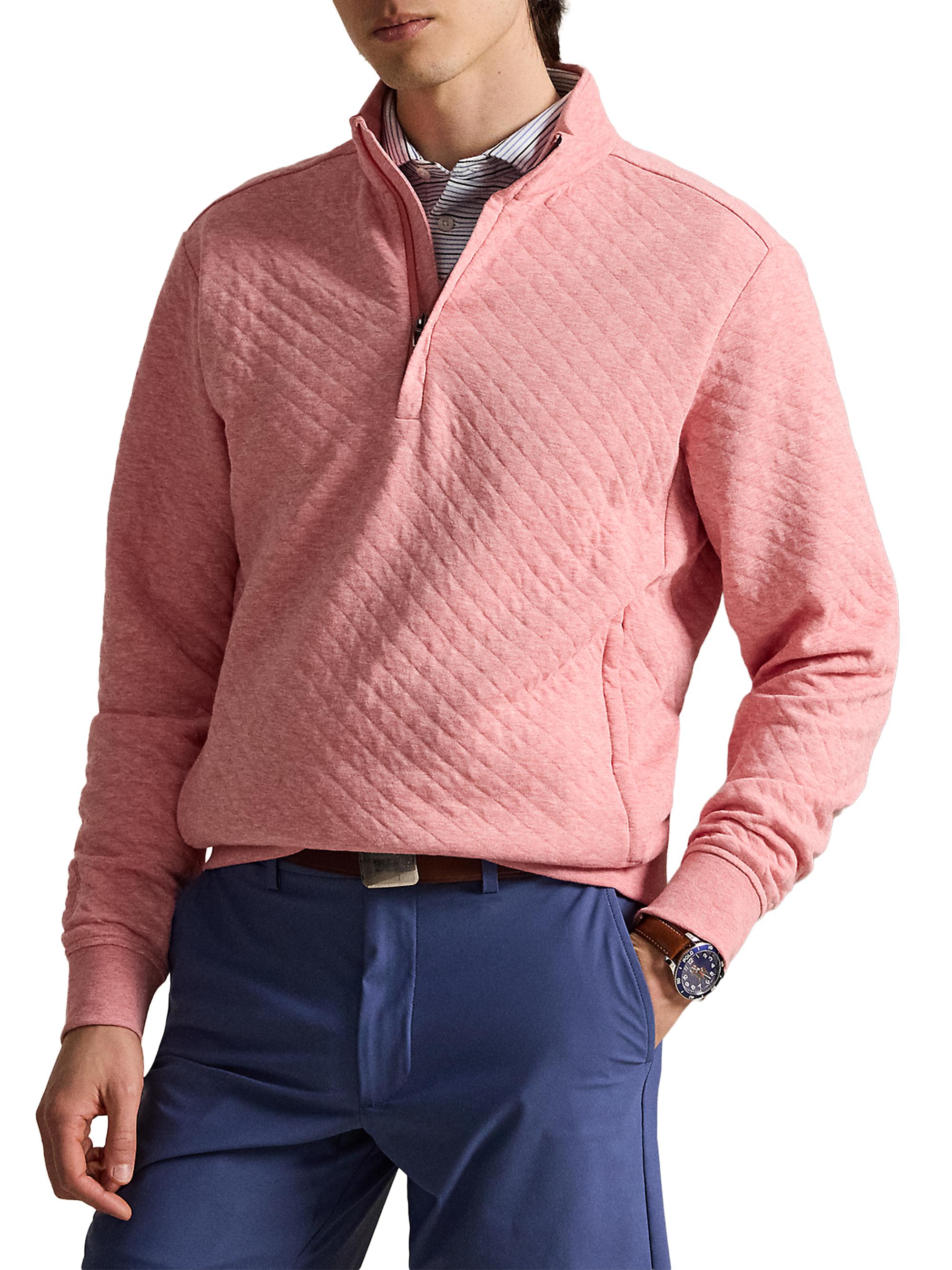 RLX Ralph Lauren Quilted Double-Knit Quarter-Zip Sweatshirt | Saks