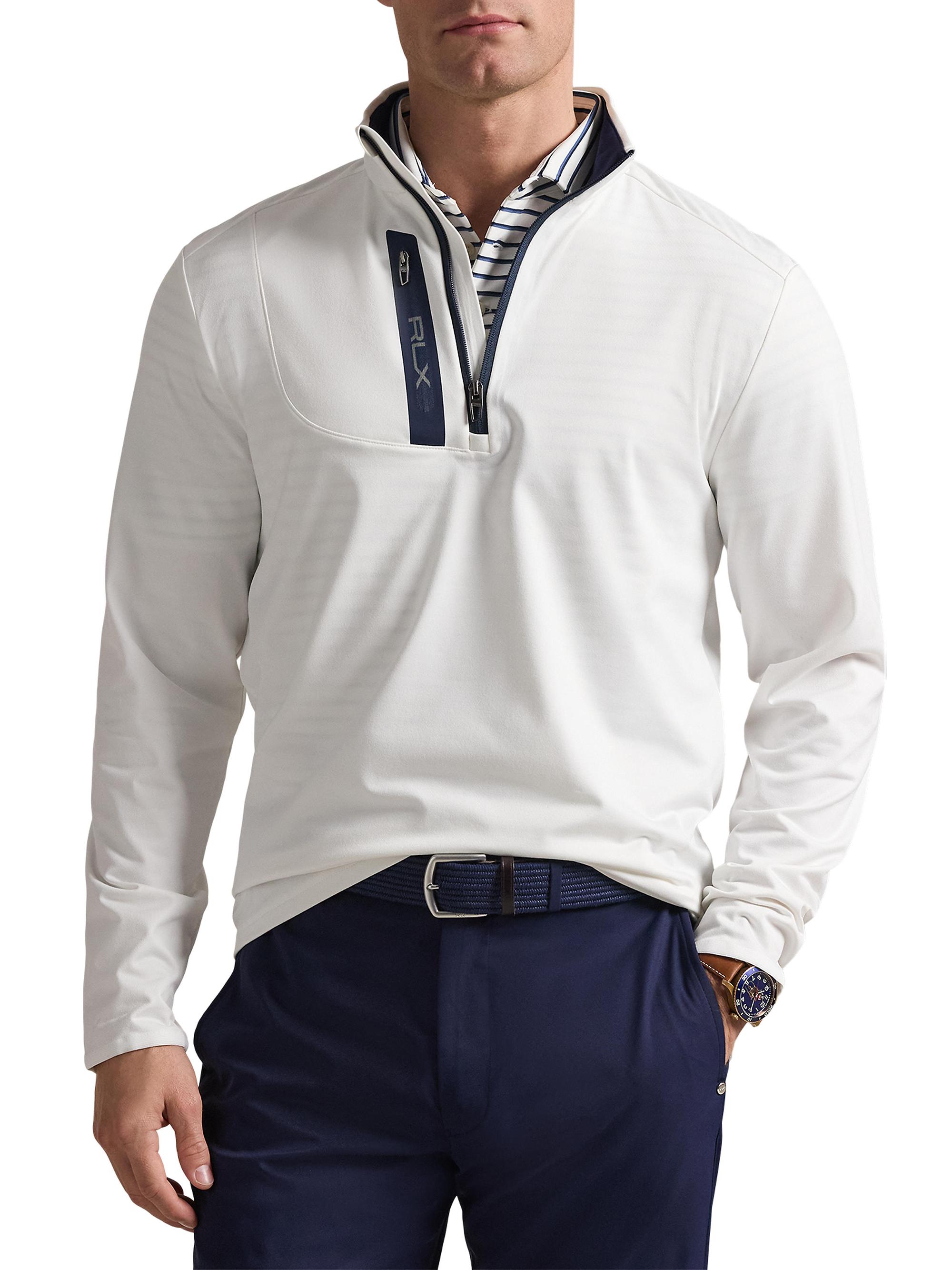 RLX Ralph Lauren Luxury Jersey Quarter-Zip Sweatshirt | Saks Fifth