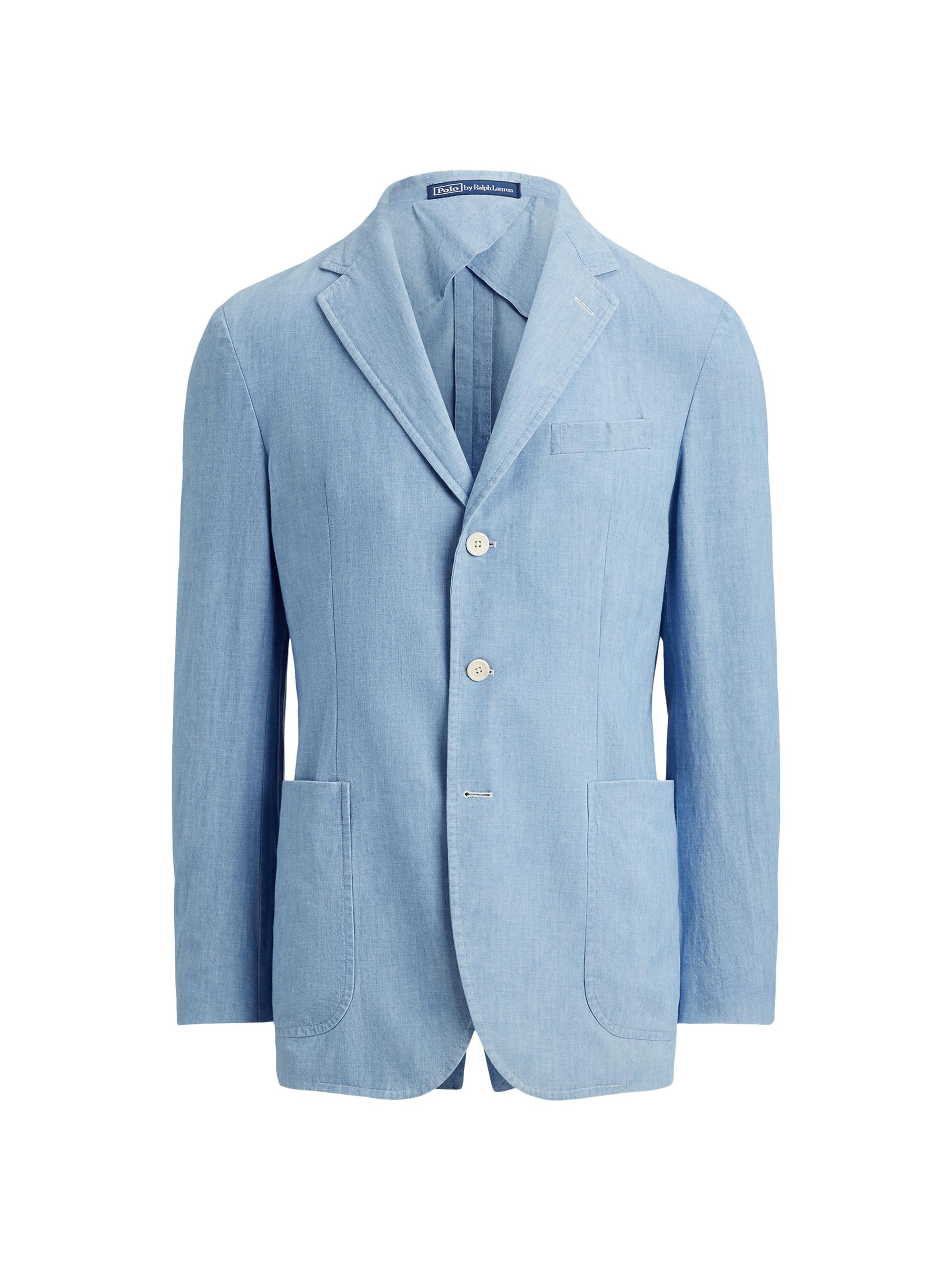 Ralph Lauren Purple Label Kent Hand-Tailored Silk-Linen Jacket