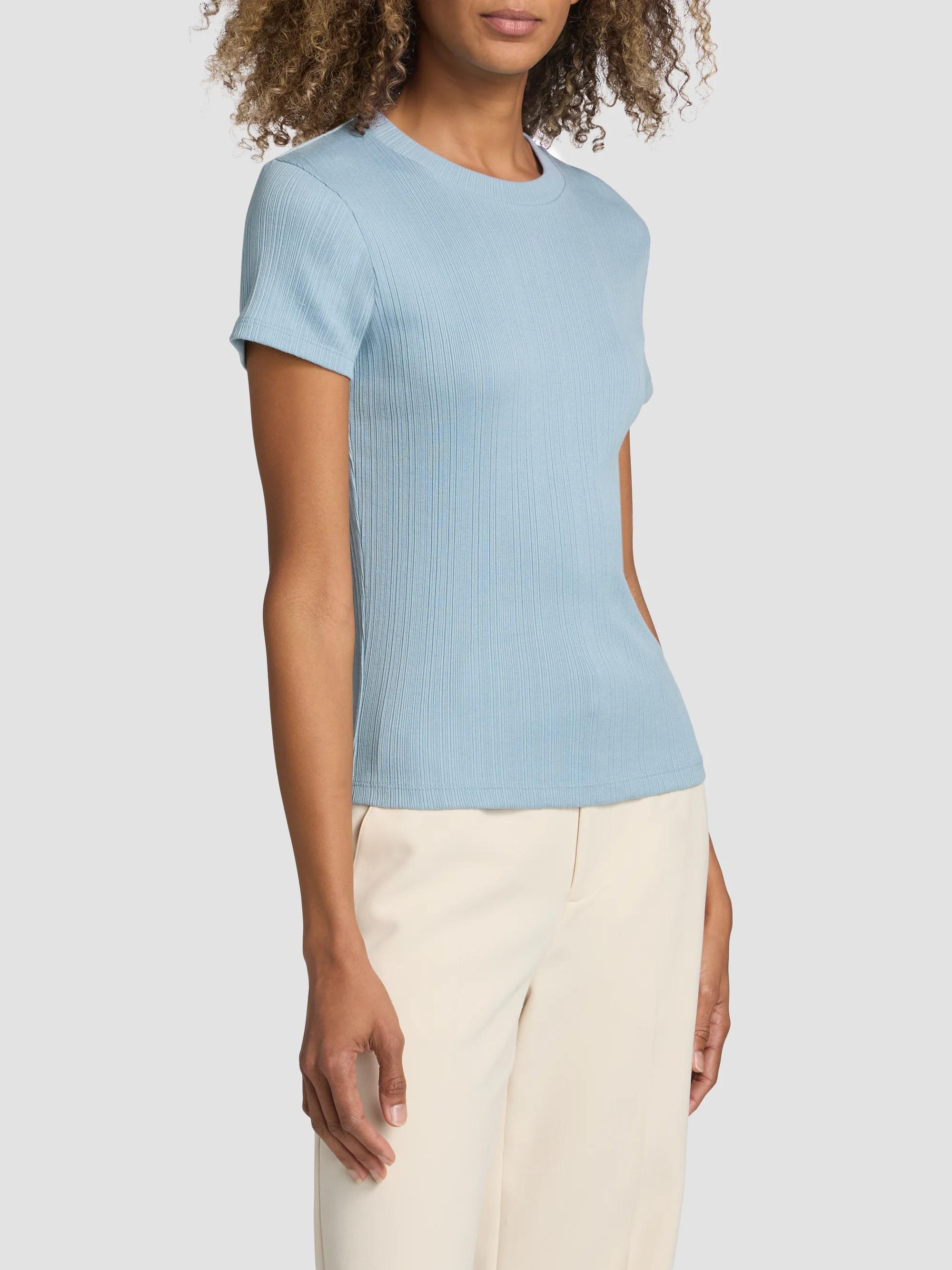 Vince Rib-Knit Mock Turleneck Short-Sleeve Top | Saks Fifth Avenue