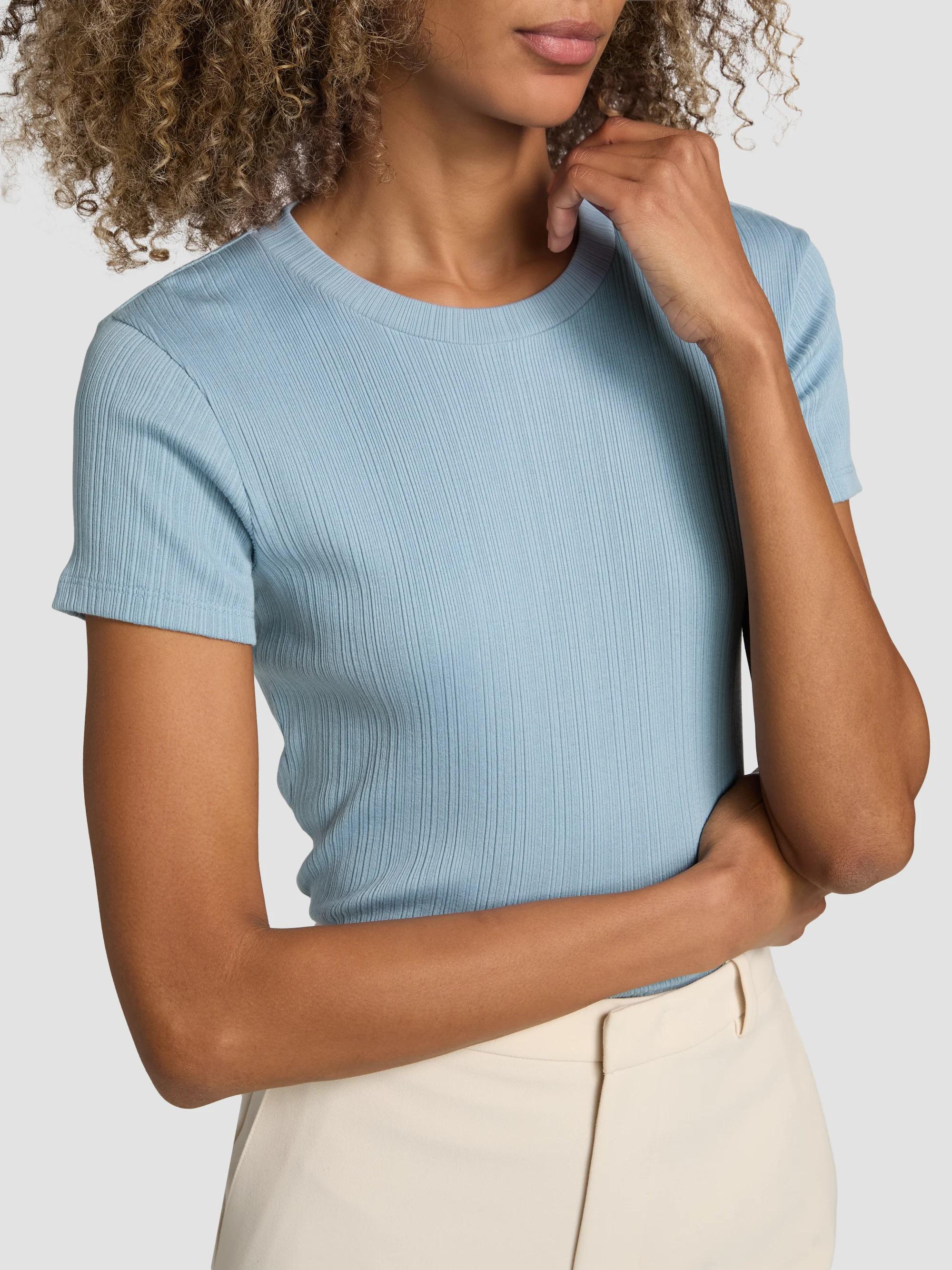 トップス 2n2n Vince Rib-Knit Mock Turleneck Short-Sleeve Top | Saks Fifth Avenue