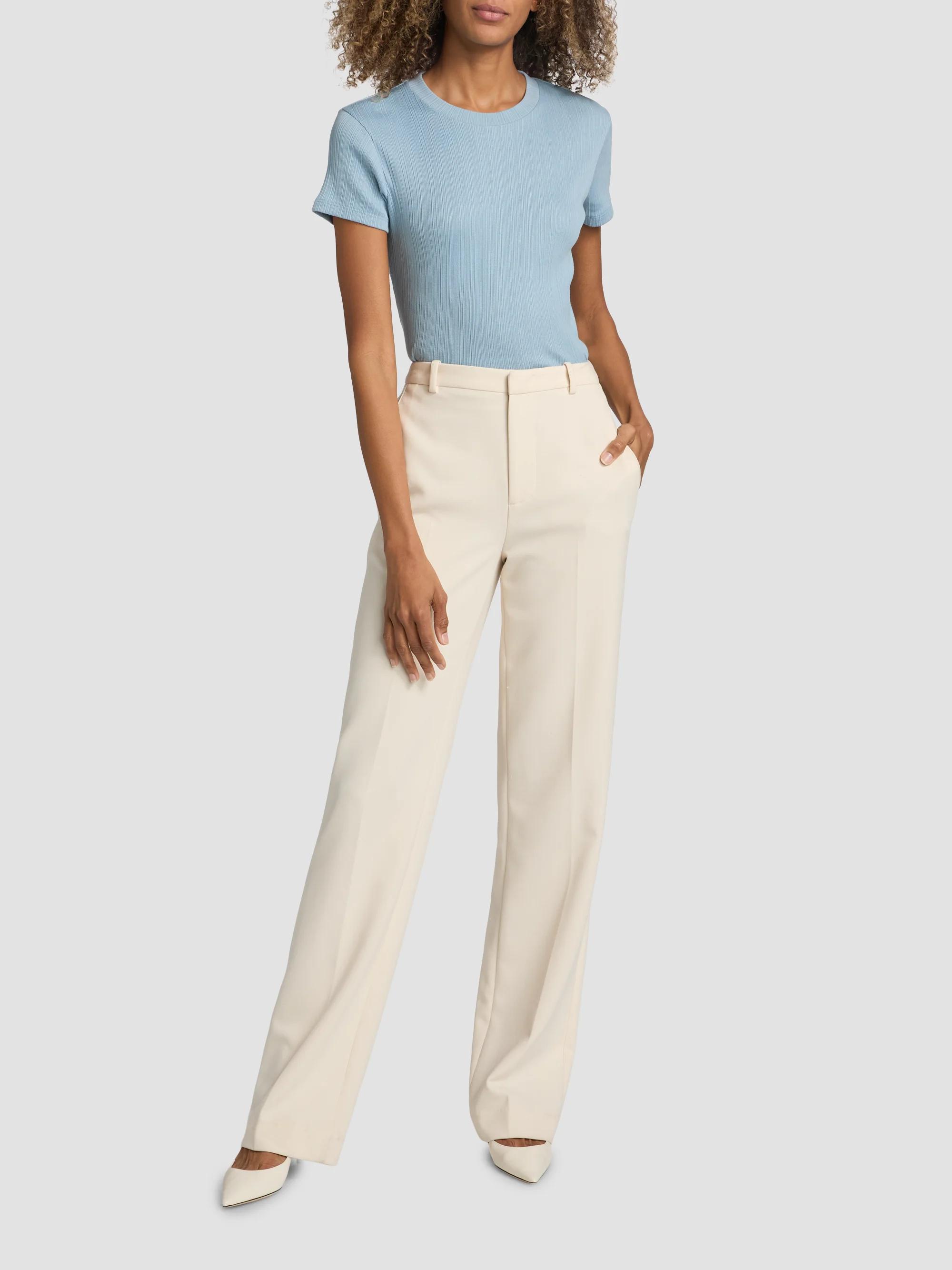 トップス 2n2n Vince Rib-Knit Mock Turleneck Short-Sleeve Top | Saks Fifth Avenue
