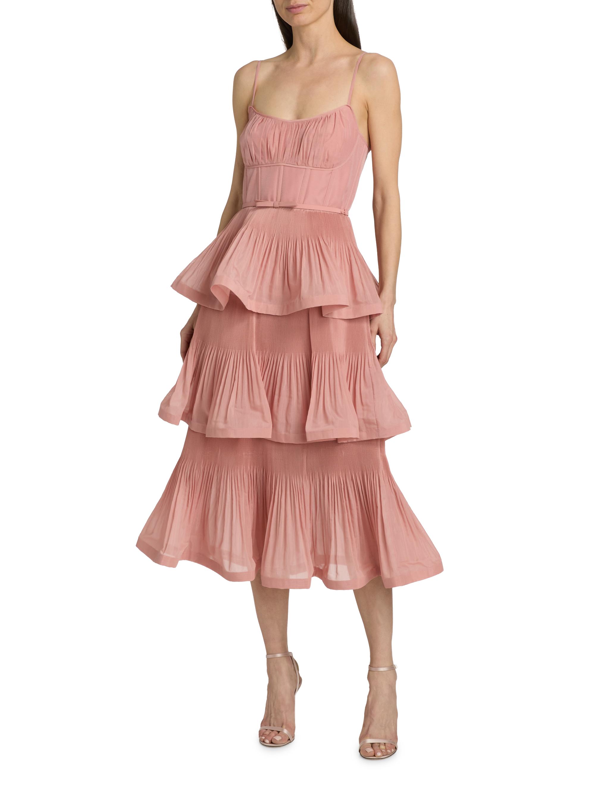 ethical off white midi dress Petal and Pup Women's Floret Midi Dress