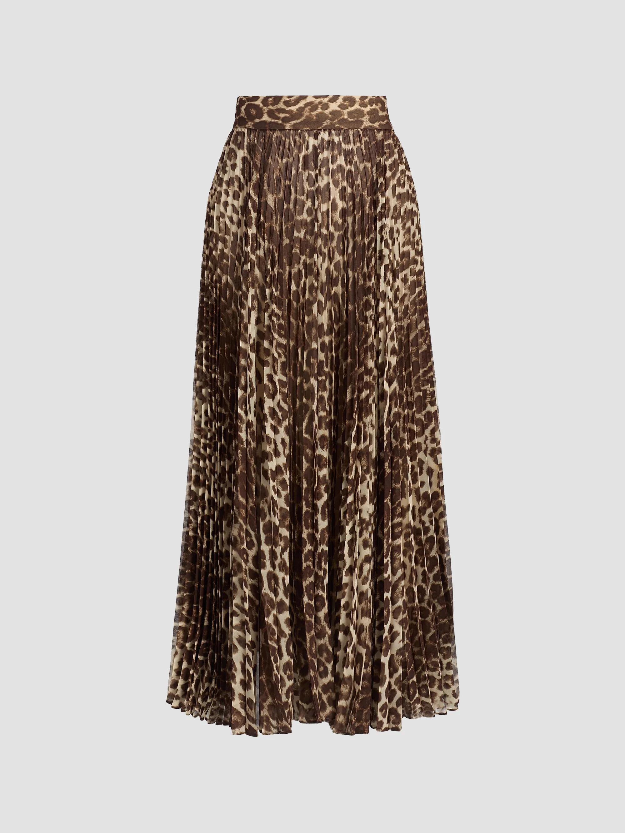 Johanna Ortiz Candelaria Wild Confidant Leopard-Print Silk Maxi