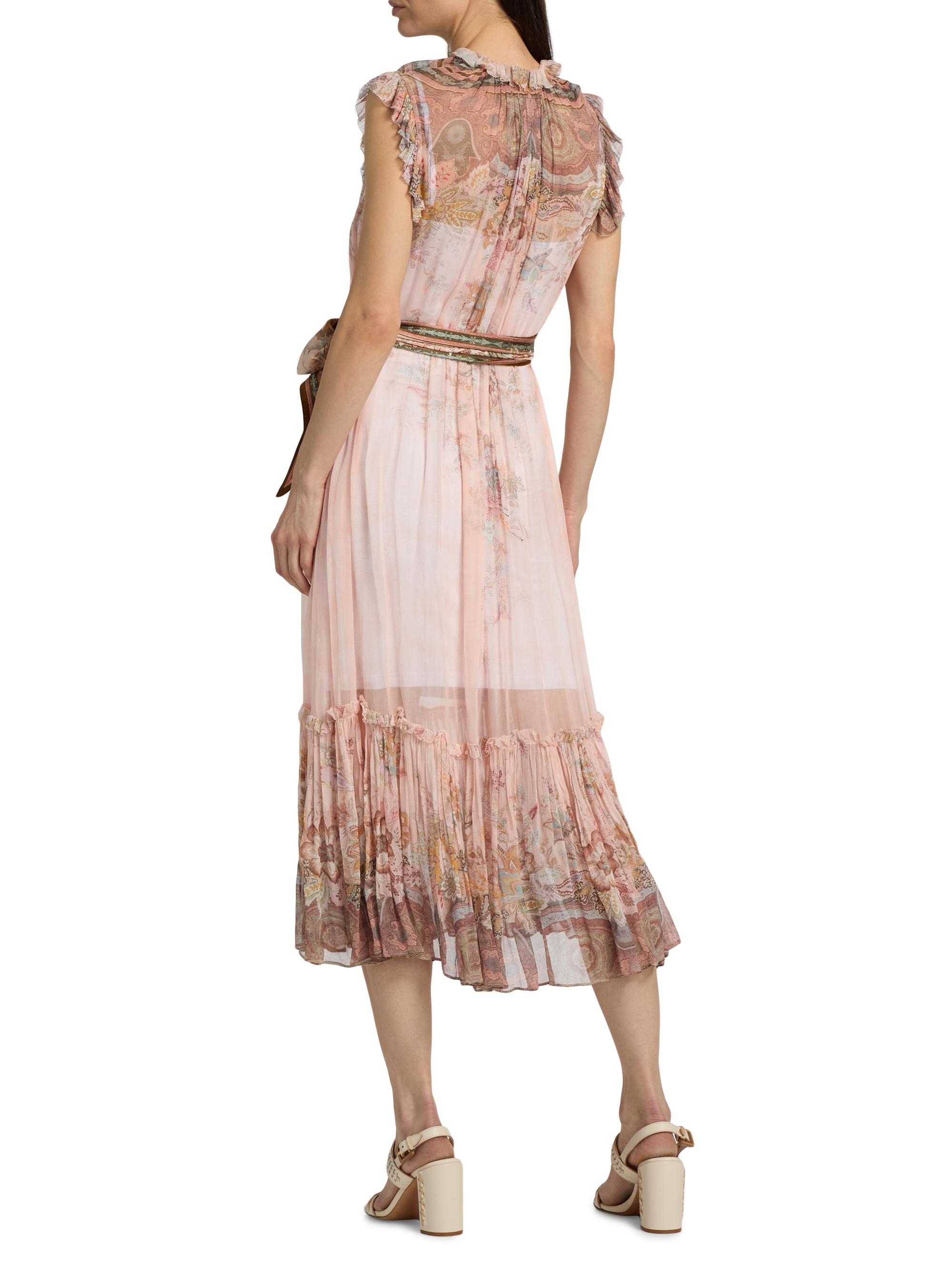 Zimmermann Alchemy Floral Midi-Dress | Saks Fifth Avenue