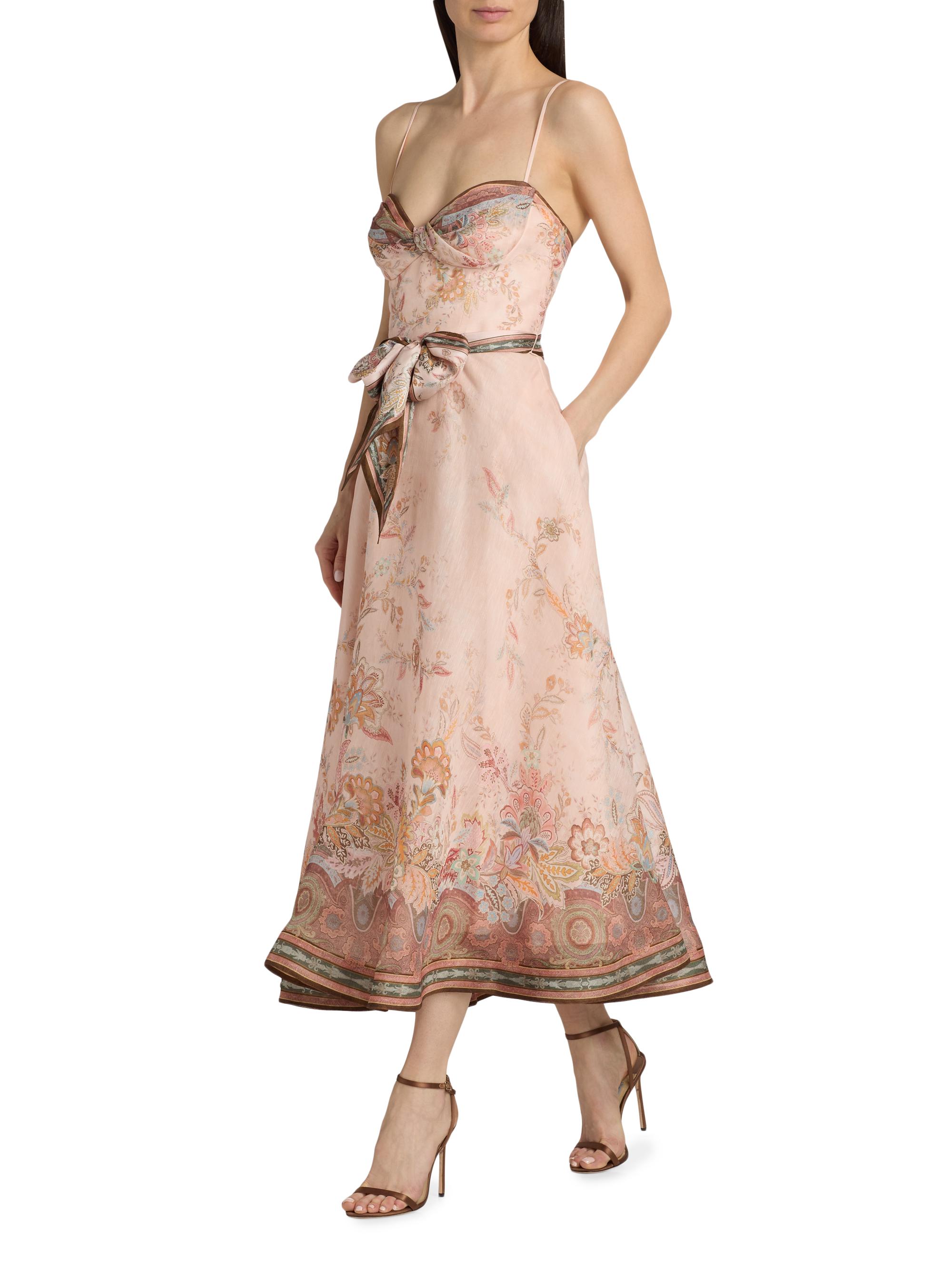 Zimmermann Alchemy Structured Midi-Dress | Saks Fifth Avenue