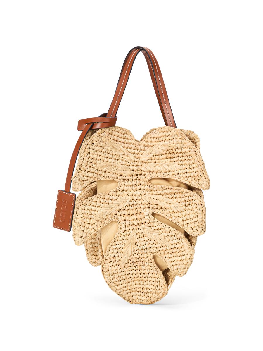 Staud Women's Palm Raffia Bag In Brown