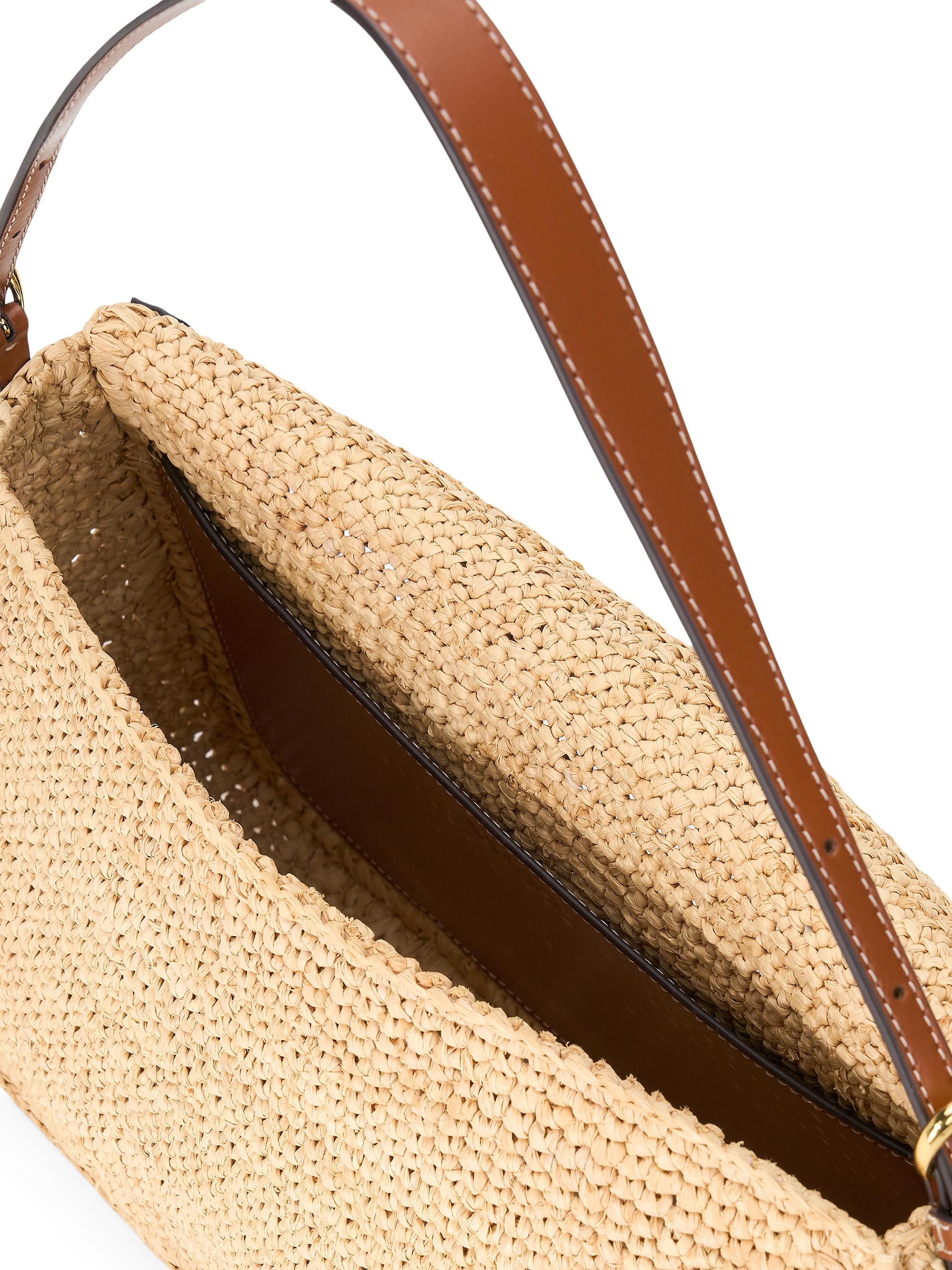 Staud Women's Harlow  Raffia Shoulder Bag - Natural Tan | Thumbnail 3