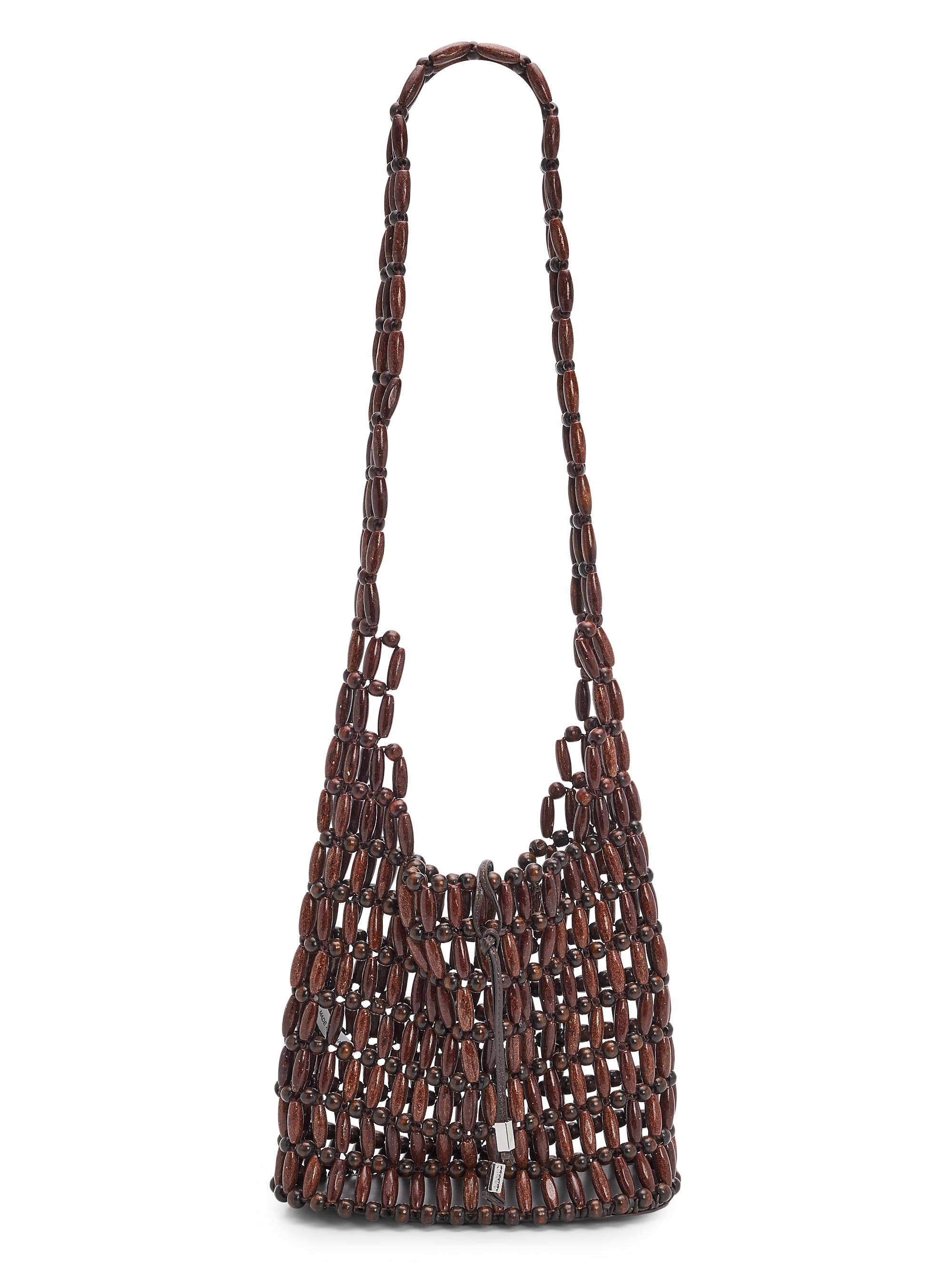 Staud Women's Coronado Wooden-Bead Tote Bag - Wood Beads
