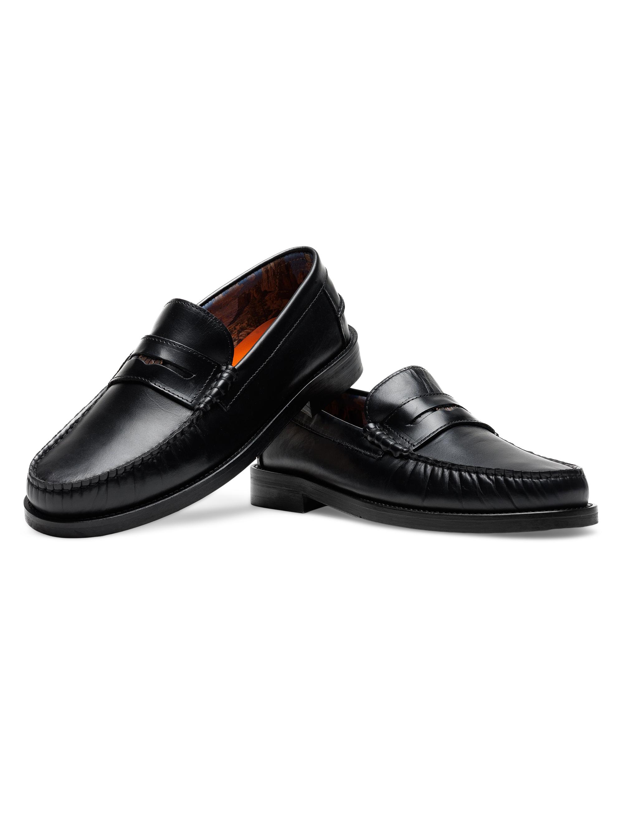 Naked Wolfe Men's Riviera Leather Loafers - Black