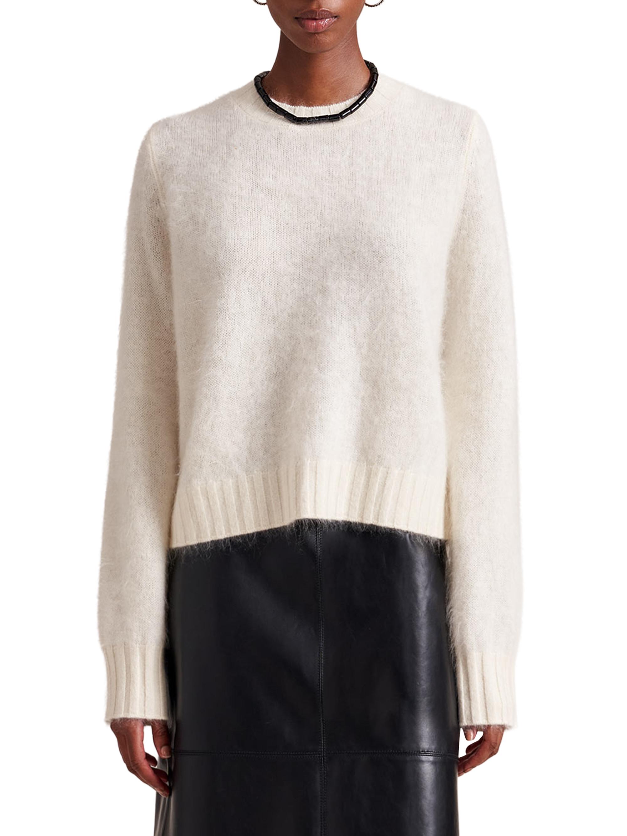 La Ligne Women's Mini Teddy Sweater - Cream