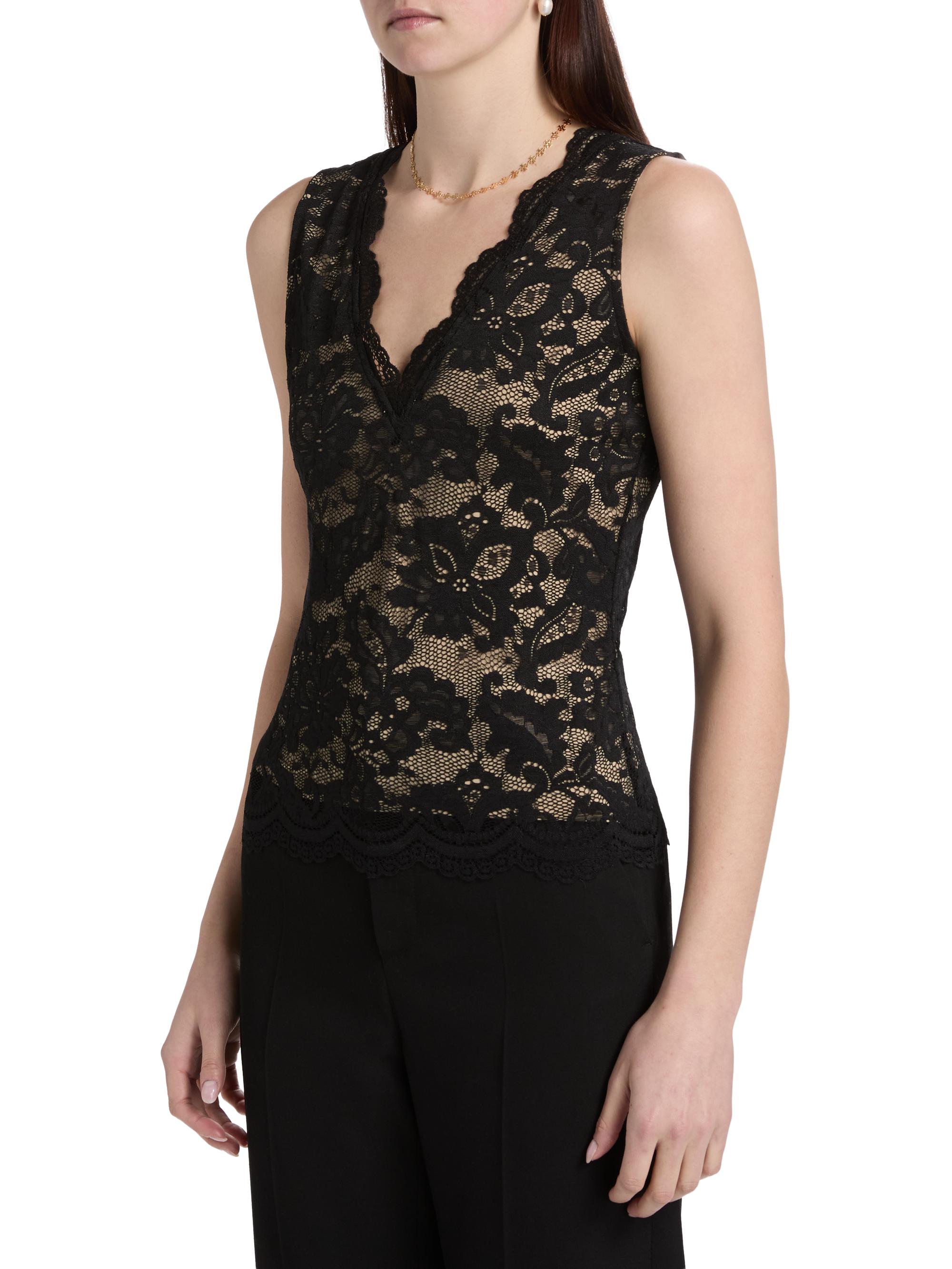 Generation Love Leila Floral Stretch-Lace Tank | Saks Fifth Avenue