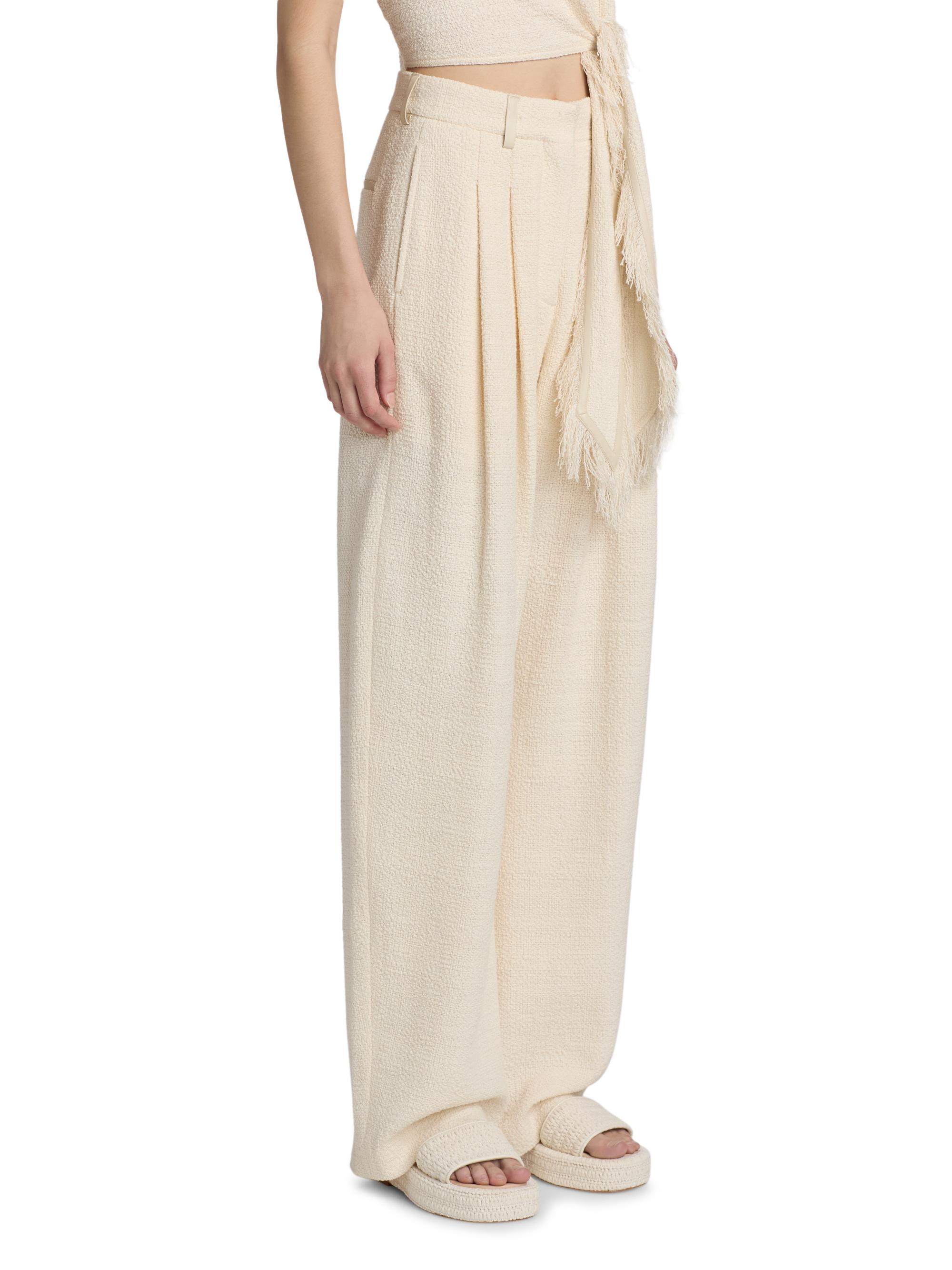 Nanushka Women's Seka Cotton-Blend Tapered Leg Pants - | Thumbnail 4