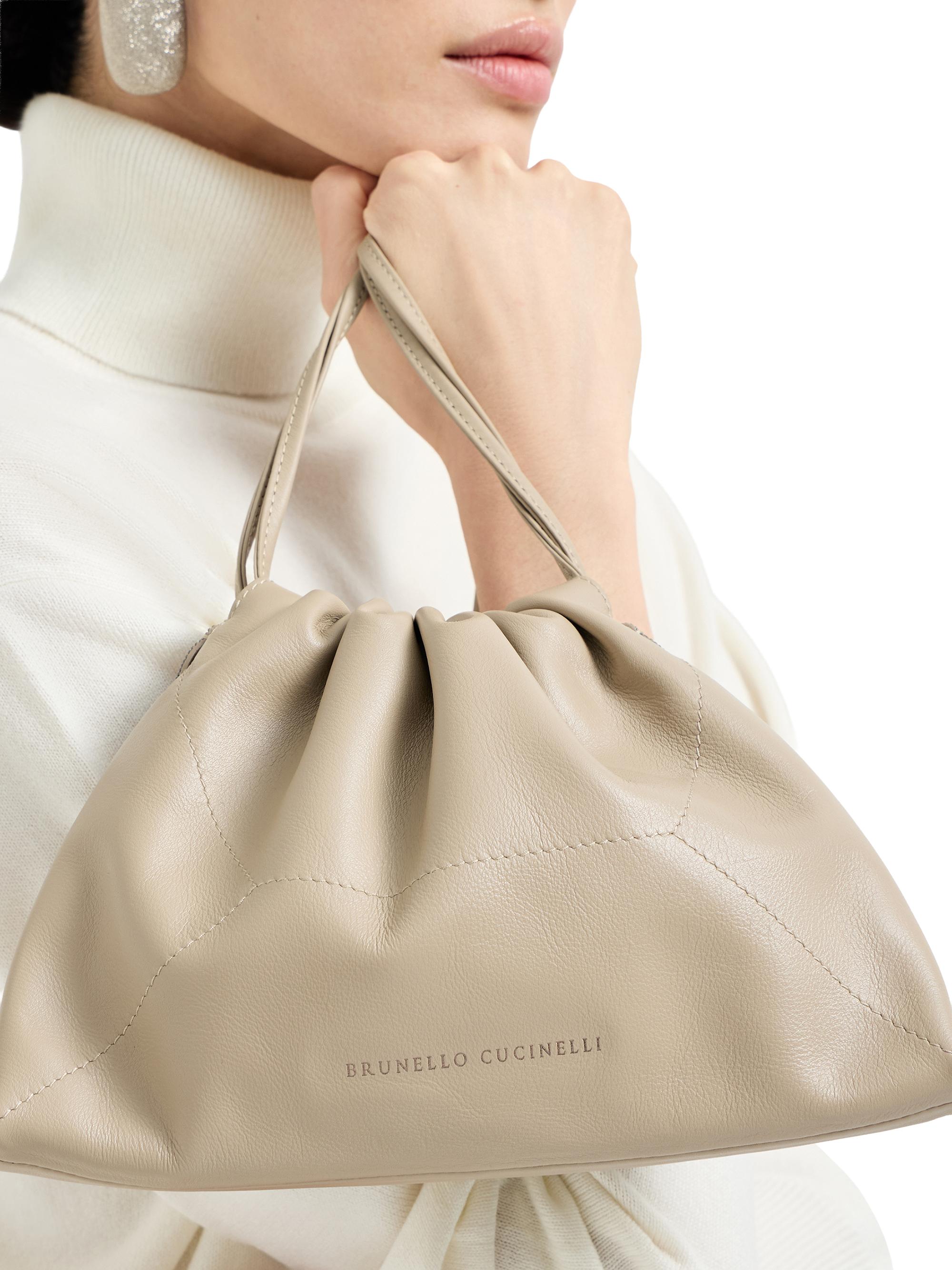 Brunello Cucinelli Duo Pouch Bag in Calfskin | Saks Fifth Avenue