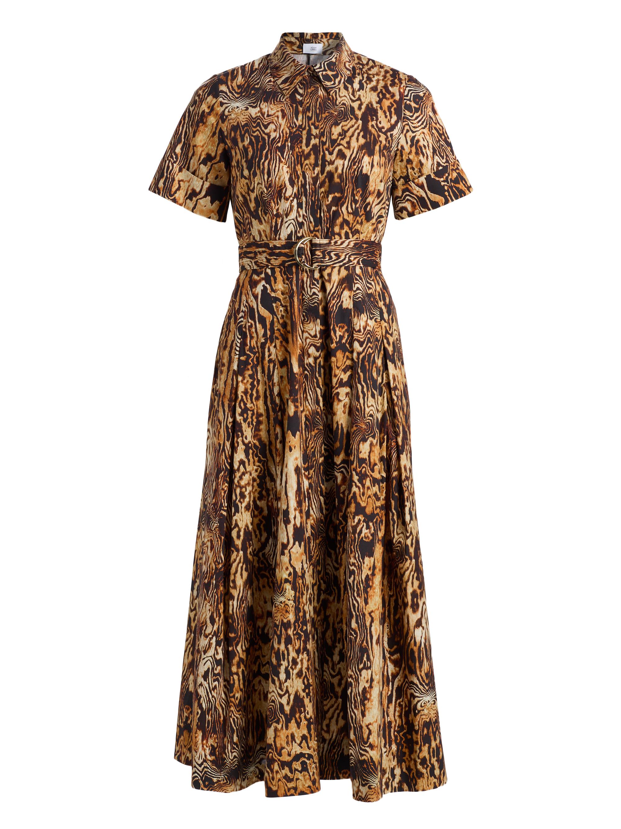 Leighton Printed Poplin Shirtdress