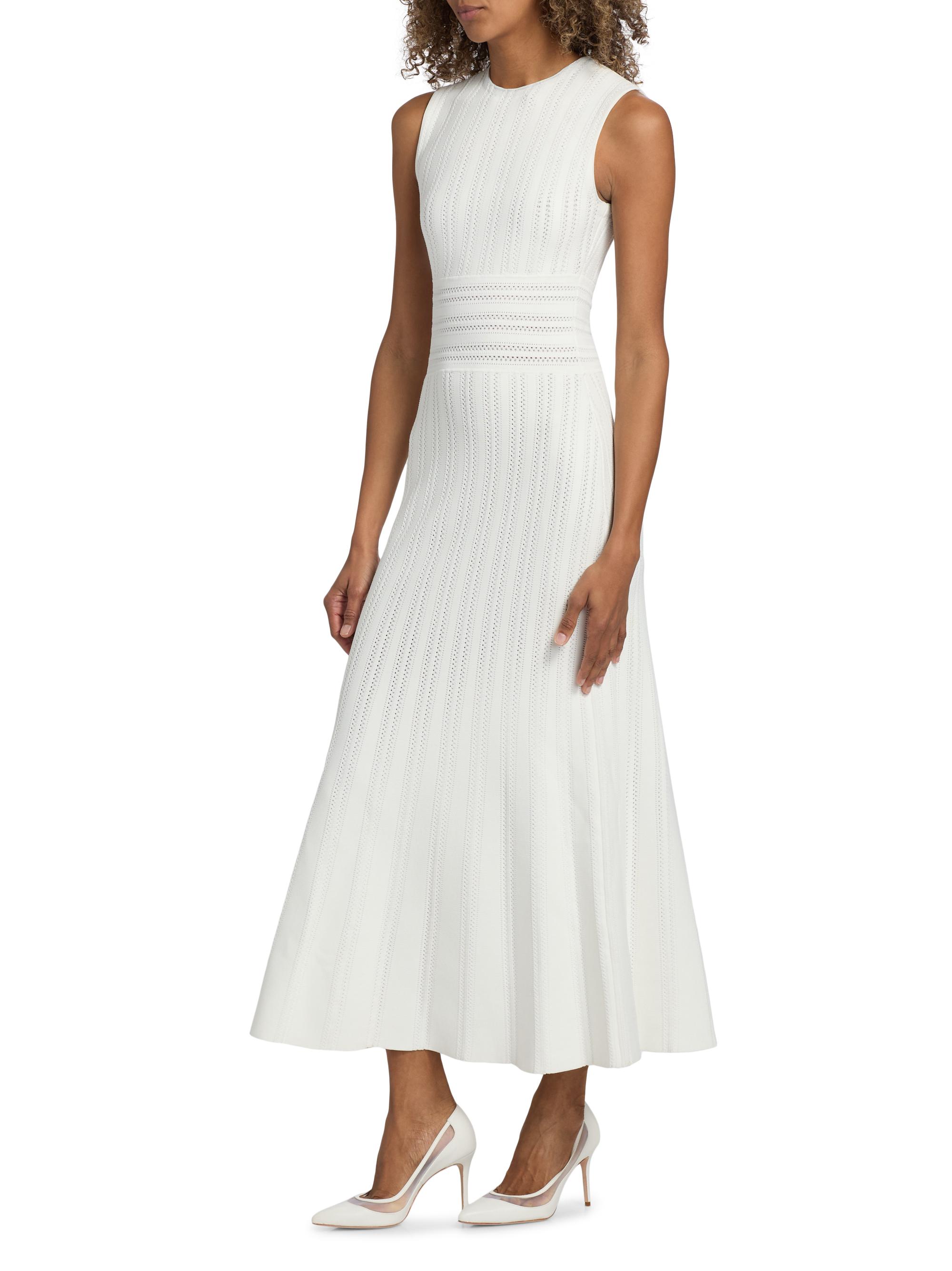sloan midi dress Ramy Brook Sloan Plunging Ribbed Knit Midi Dress in Black